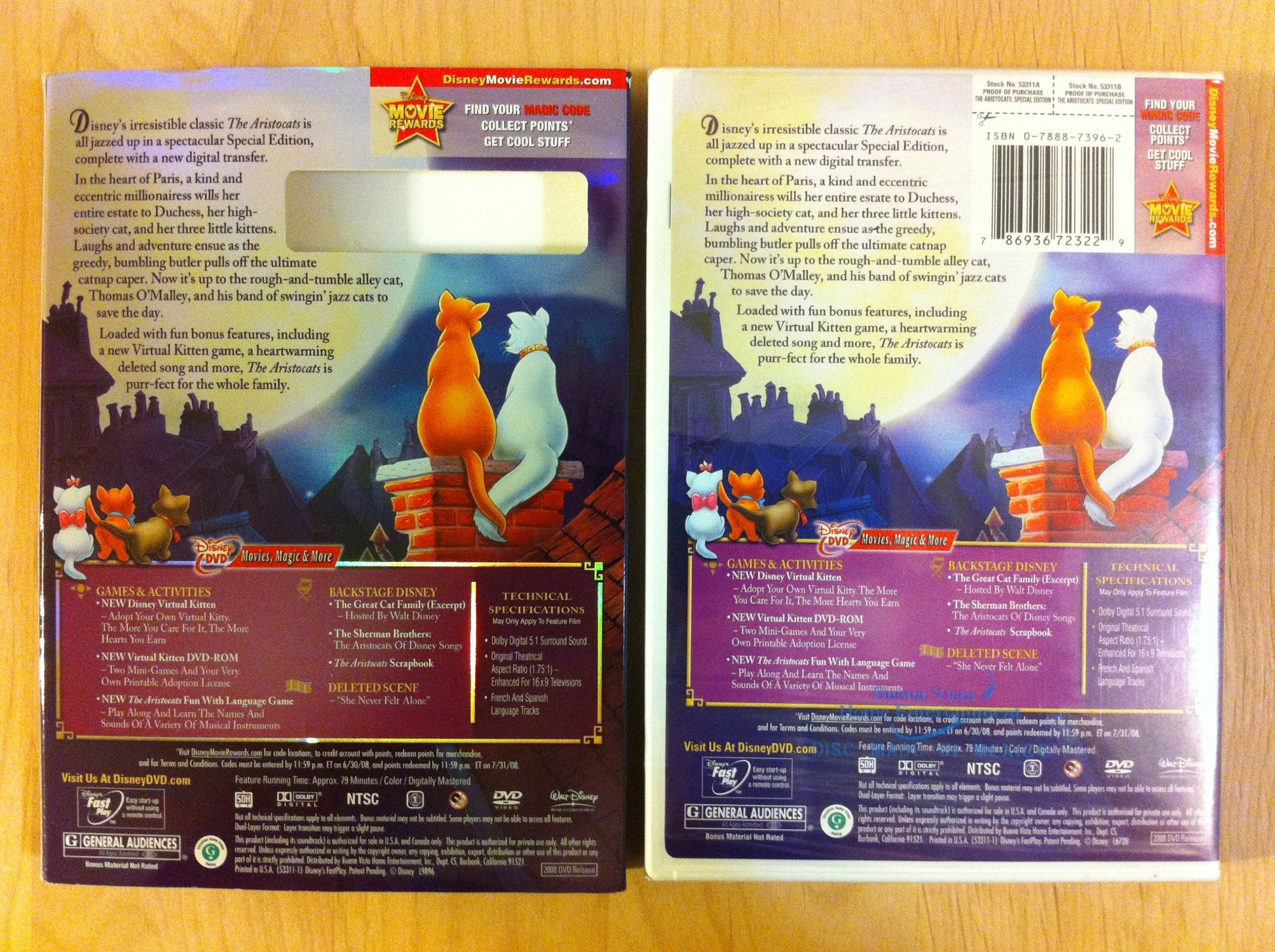 The Aristocats (Special Edition) used book depot