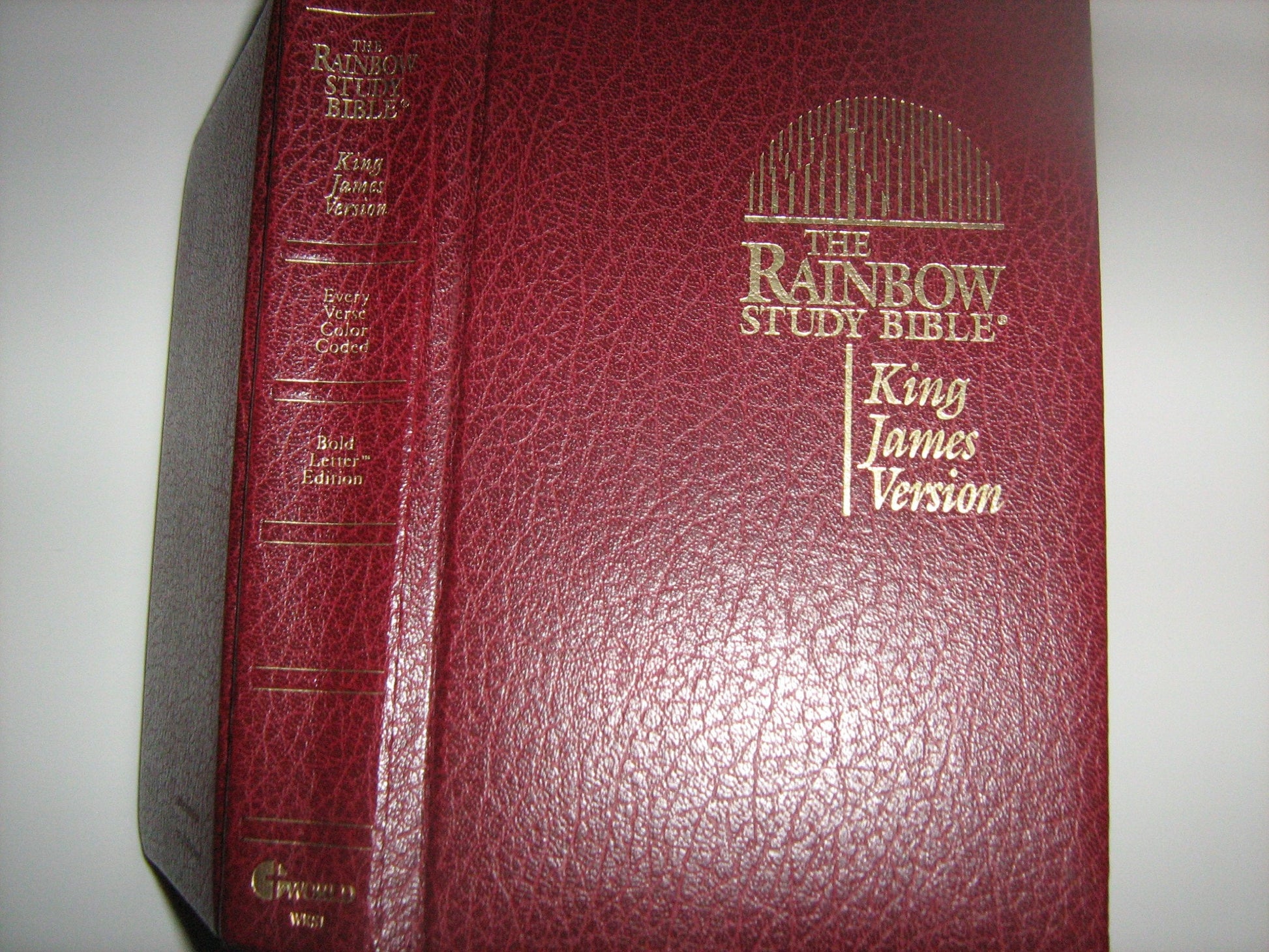 Rainbow Study Bible/King James/Index used book depot