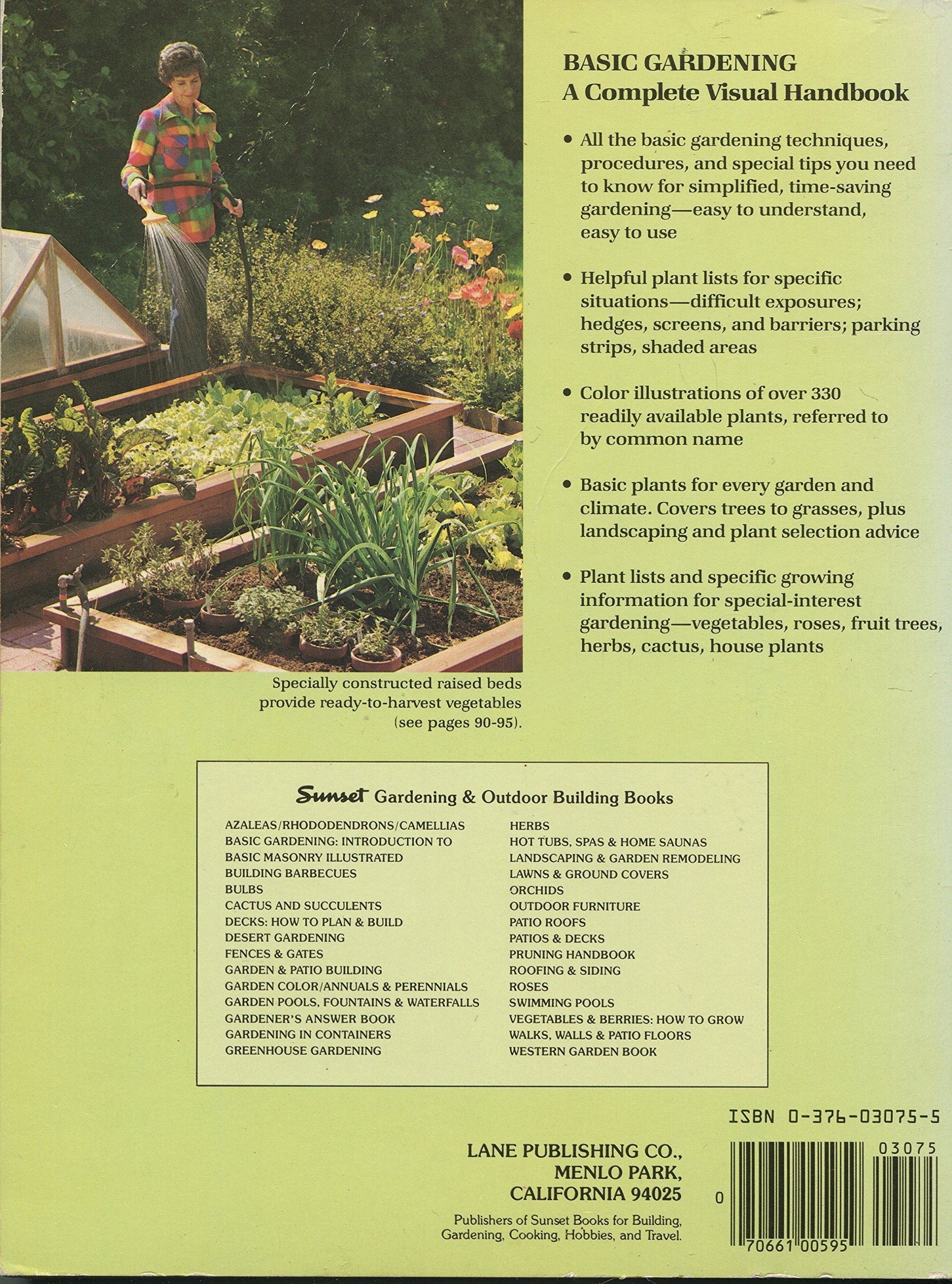 Sunset Introduction to Basic Gardening - 850 Illustrations used book depot
