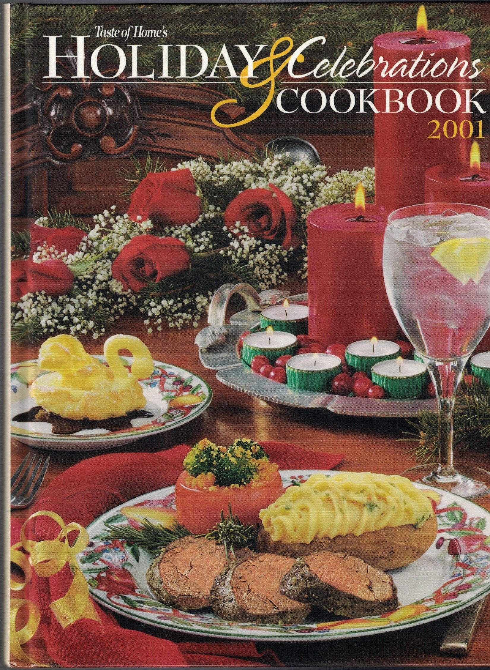 Taste of Home's Holiday & Celebrations Cookbook 2001 used book depot