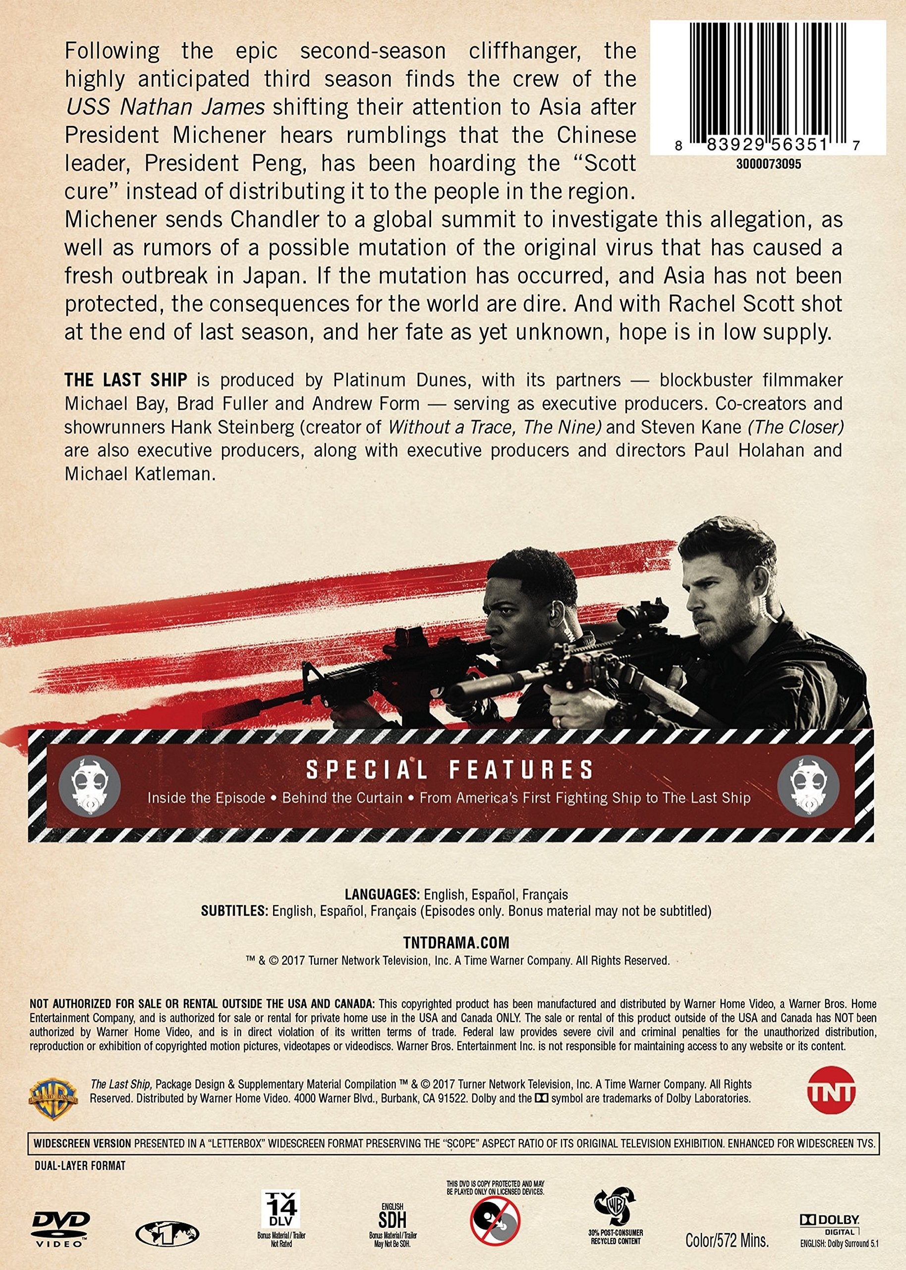 Last Ship: The Complete Third Season S3 (DVD) used book depot