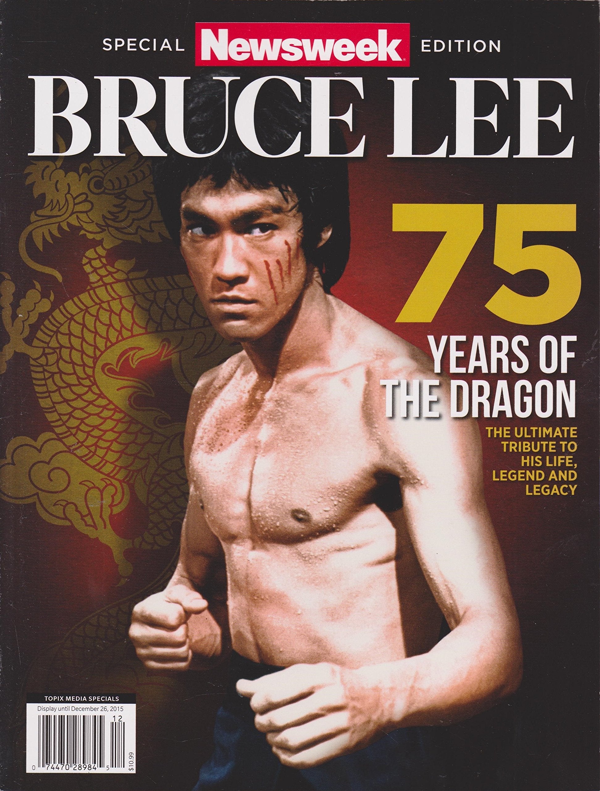 Newsweek Special Edition Bruce Lee Magazine 75 Years of the Dragon used book depot