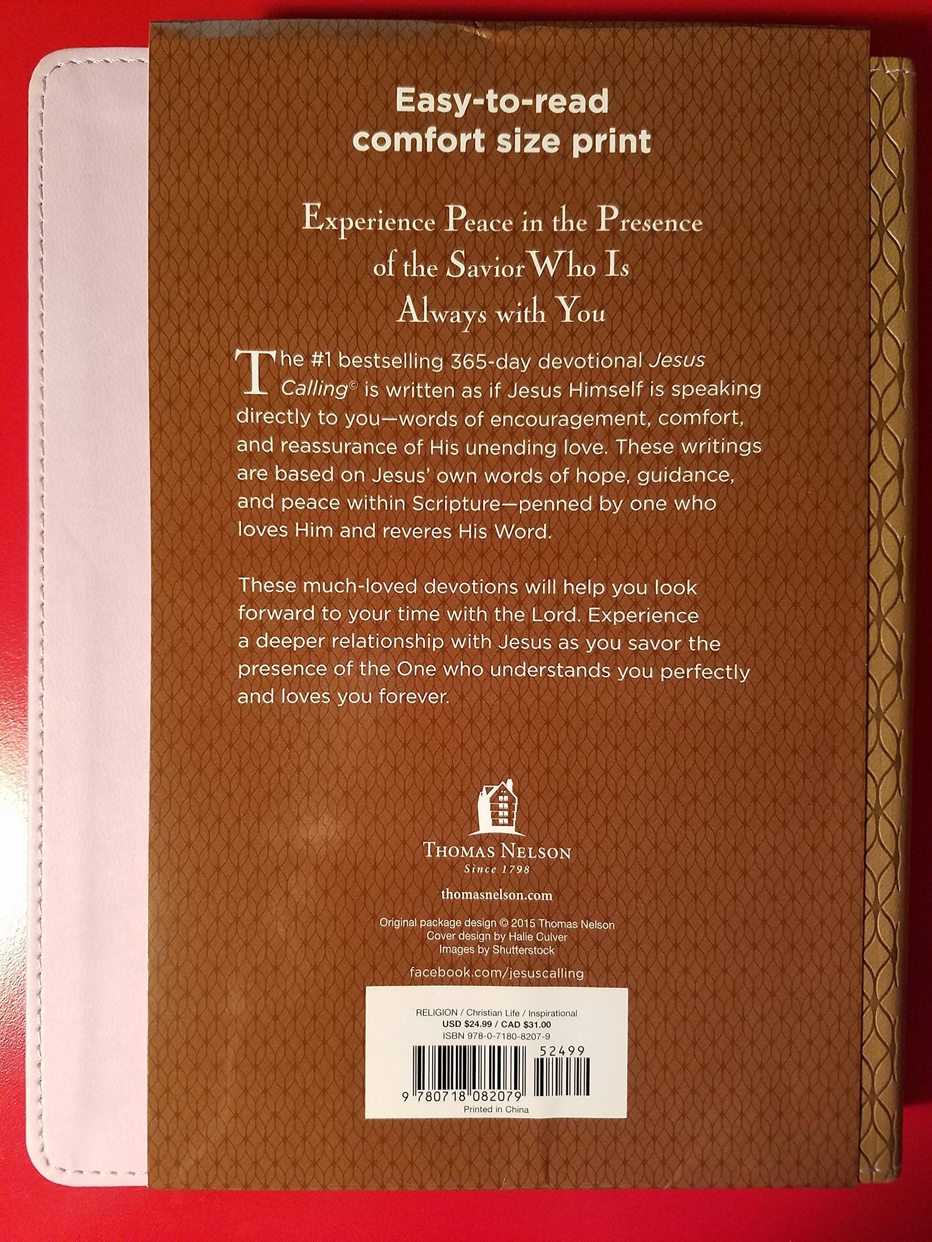 Jesus Calling: Enjoying Peace in His Presence used book depot