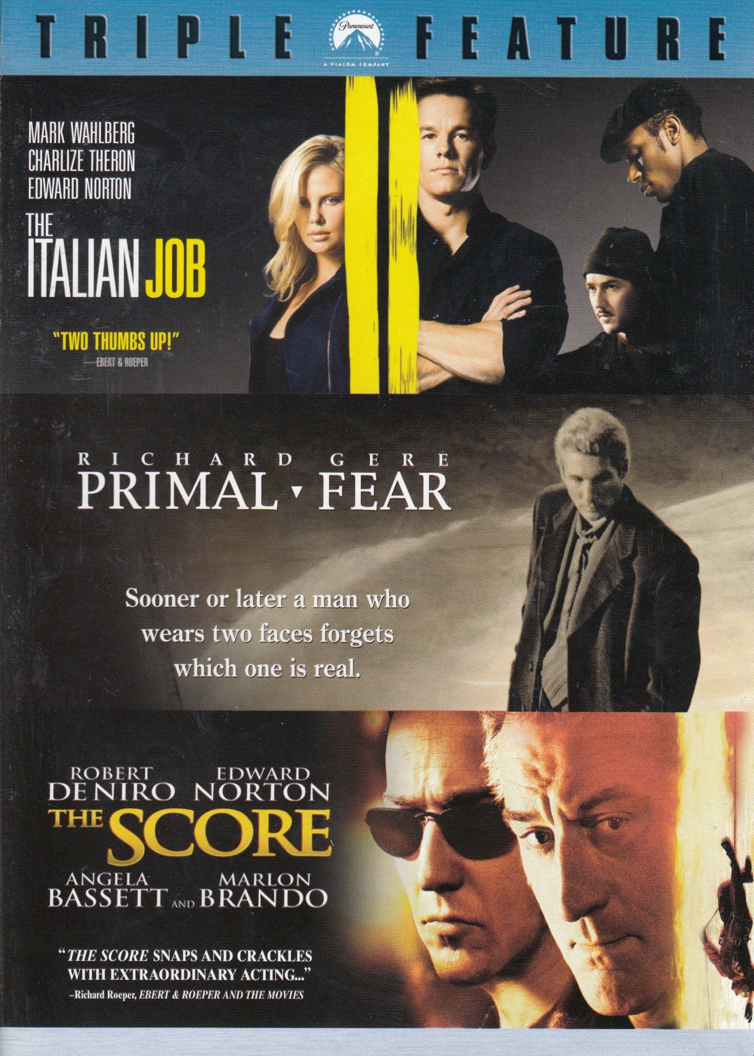 The Italian Job / Primal Fear / The Score (Triple Feature) [DVD] used book depot