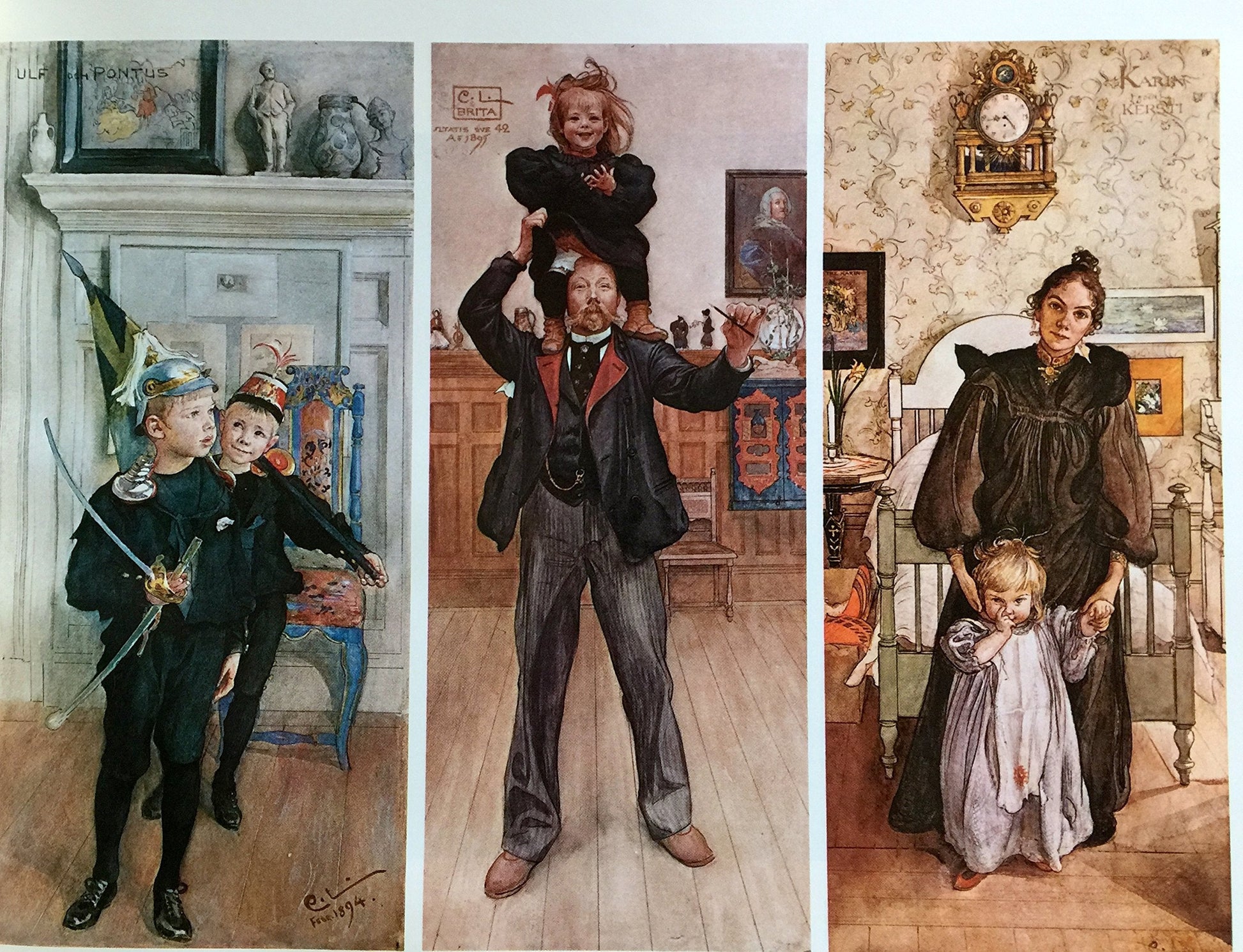 Paintings of Carl Larsson, The used book depot