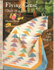 Flying Geese Quilt in a Day used book depot