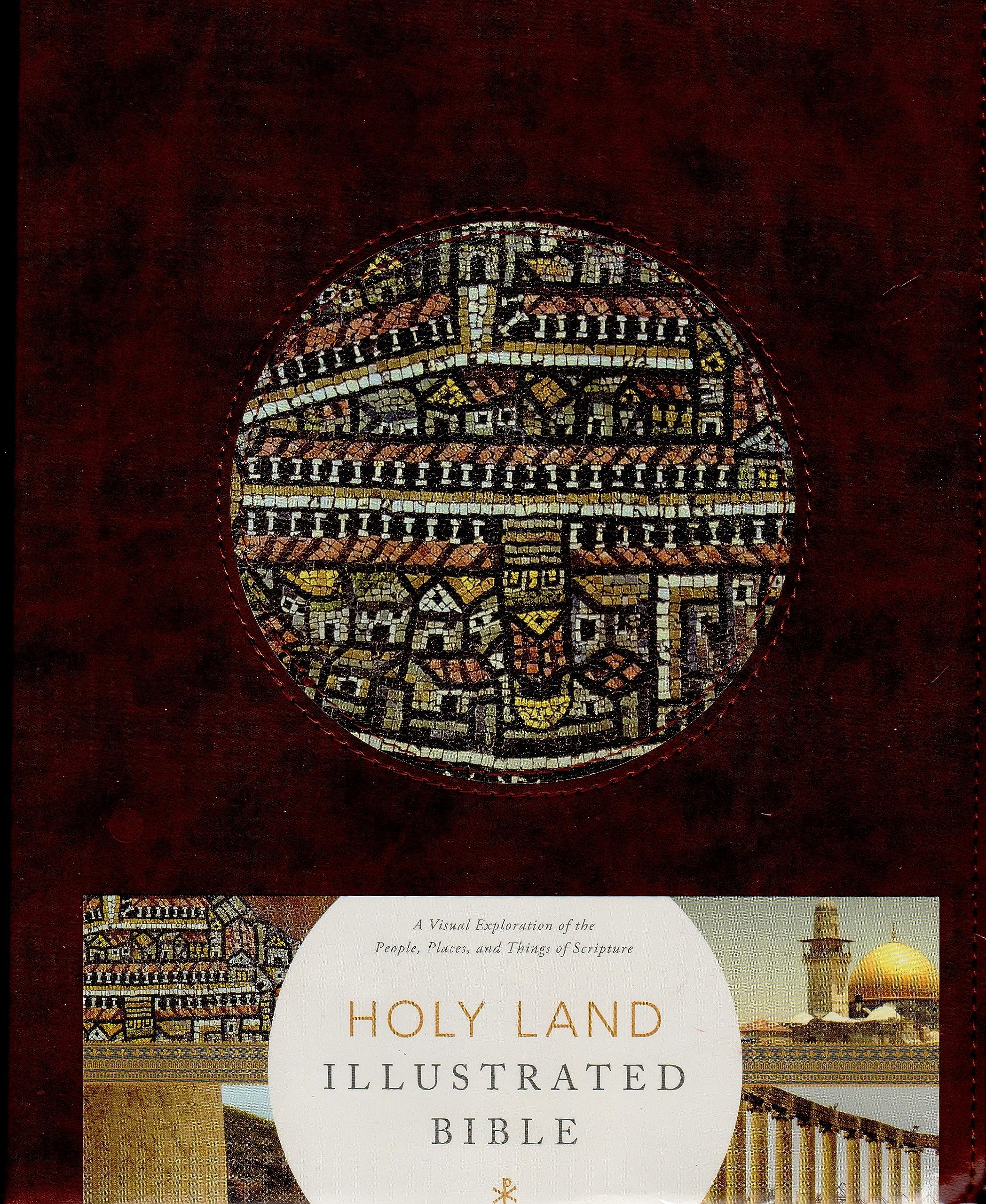 CSB Holy Land Illustrated Bible, Brown Leathertouch used book depot