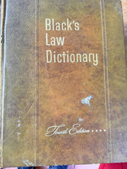 Black's Law Dictionary With Pronunciation Guide Deluxe Fourth Edition used book depot