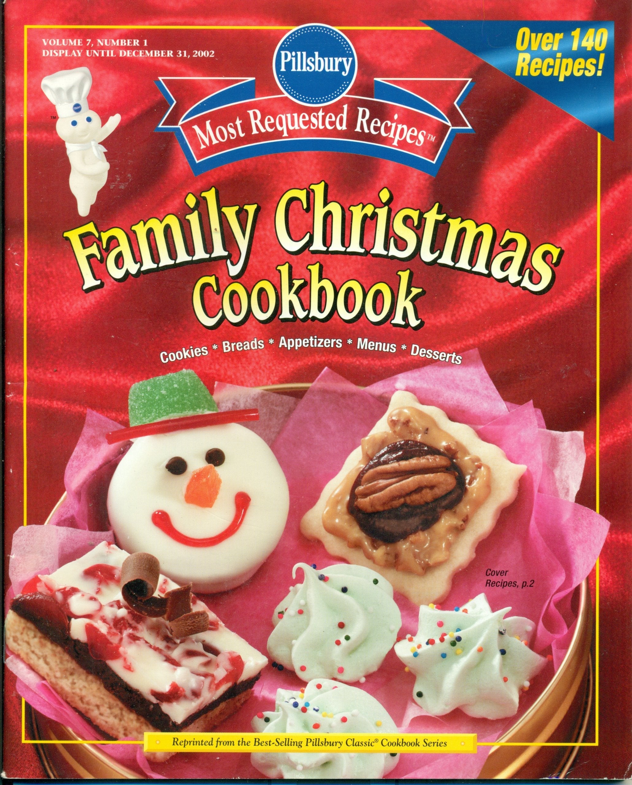 Pillsbury Family Christmas Cookbook used book depot