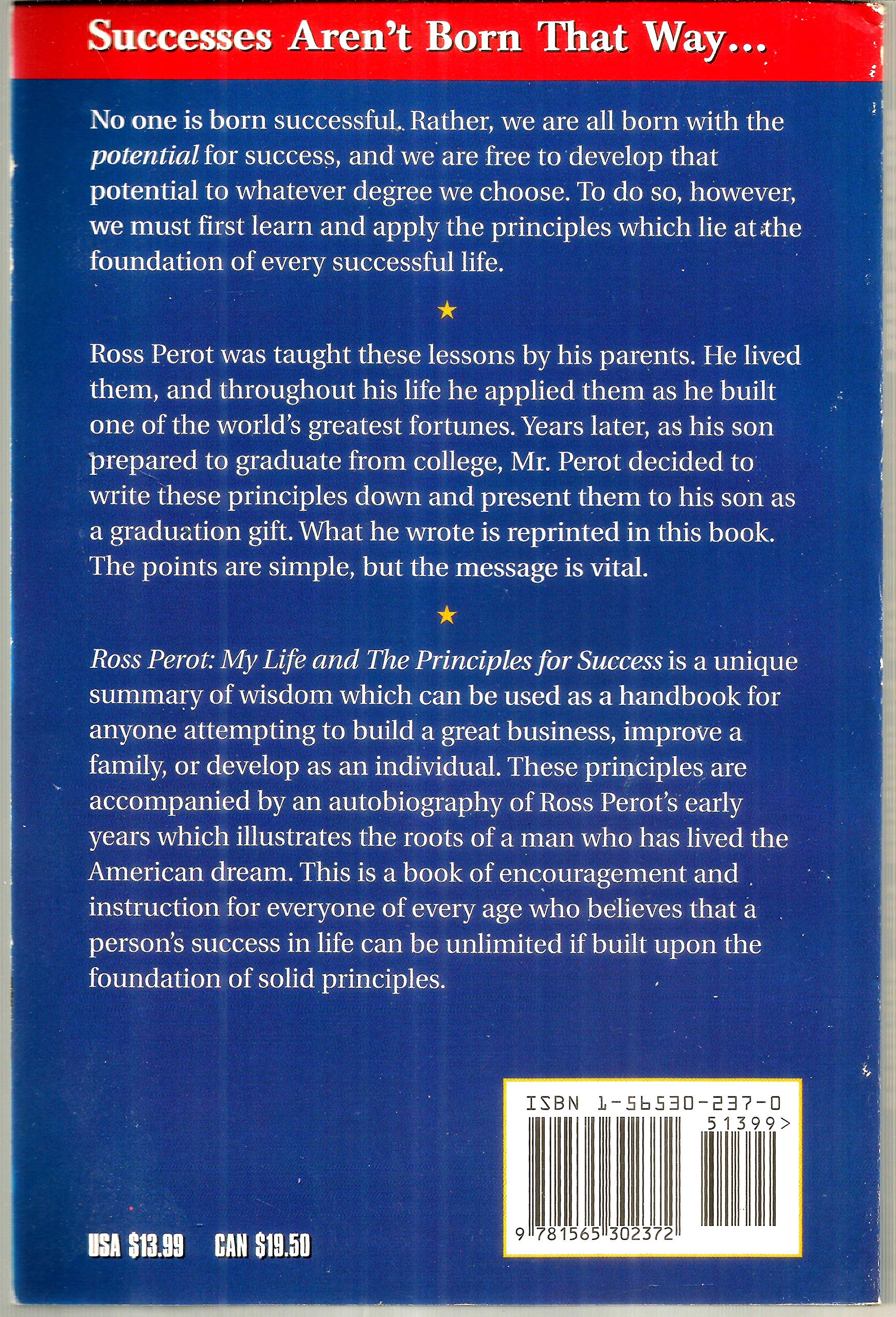 Ross Perot: My Life & the Principles for Success used book depot
