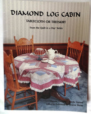 Diamond Log Cabin: Tablecloth or Treeskirt used book depot