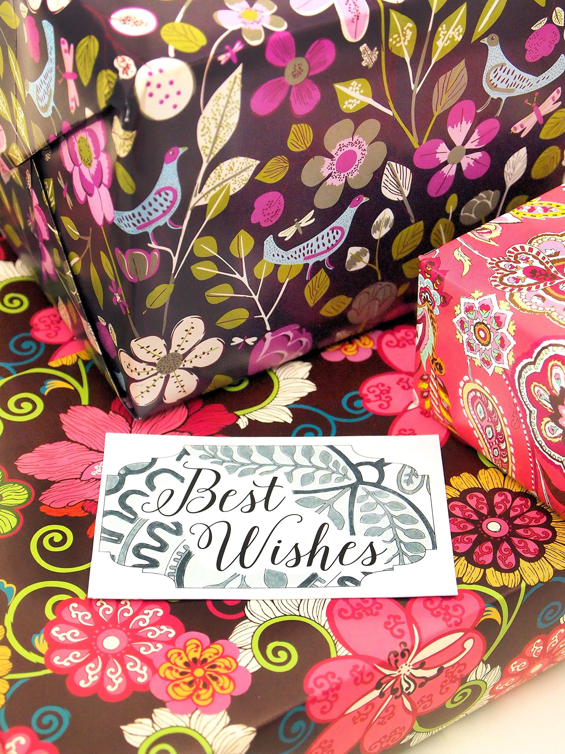 Vera Bradley Oh Happy Day Wrapping Paper: 20 Sheets to Craft, Wrap & Love (Design Originals) 18-inch x 24-inch Patterns Perfect for Celebration Gifts, plus 20 Ready-to-Color Gift Cards & Wrap used book depot