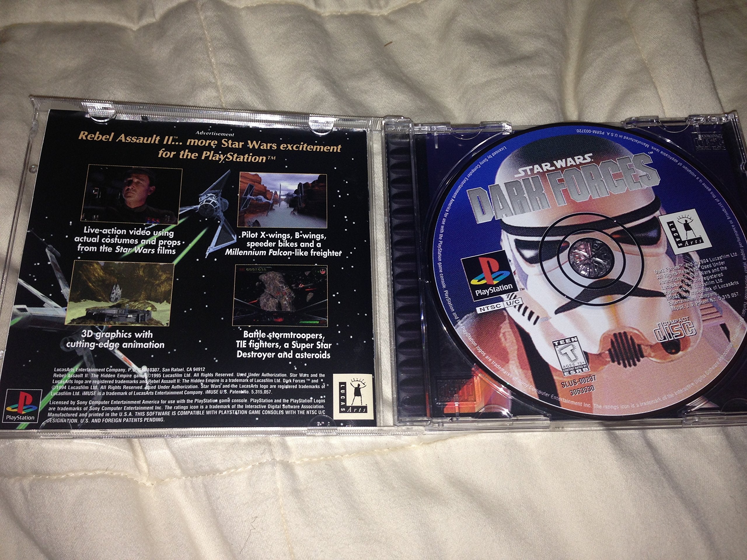 Star Wars Dark Forces - PlayStation used book depot