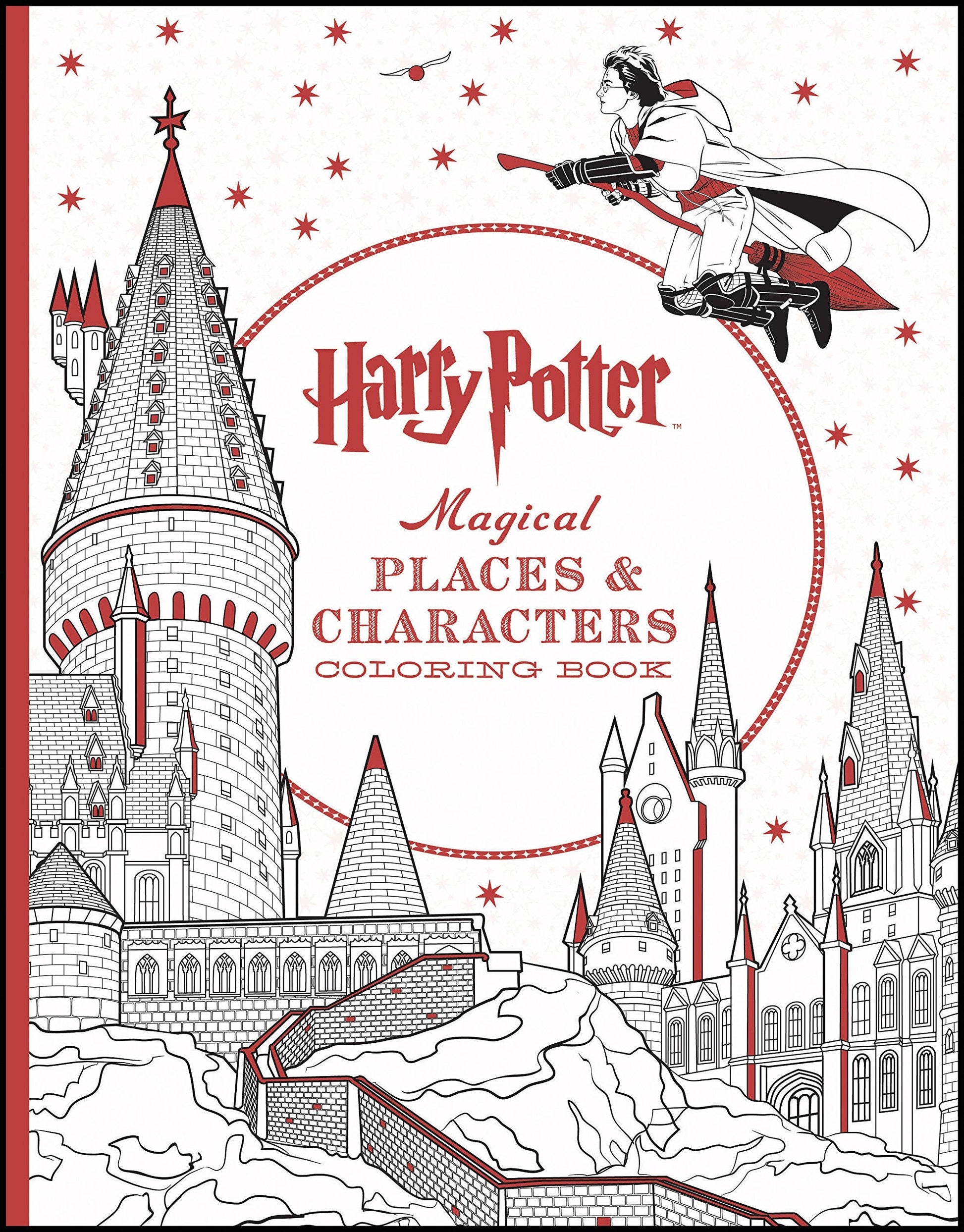 Harry Potter Magical Places & Characters Coloring Book used book depot