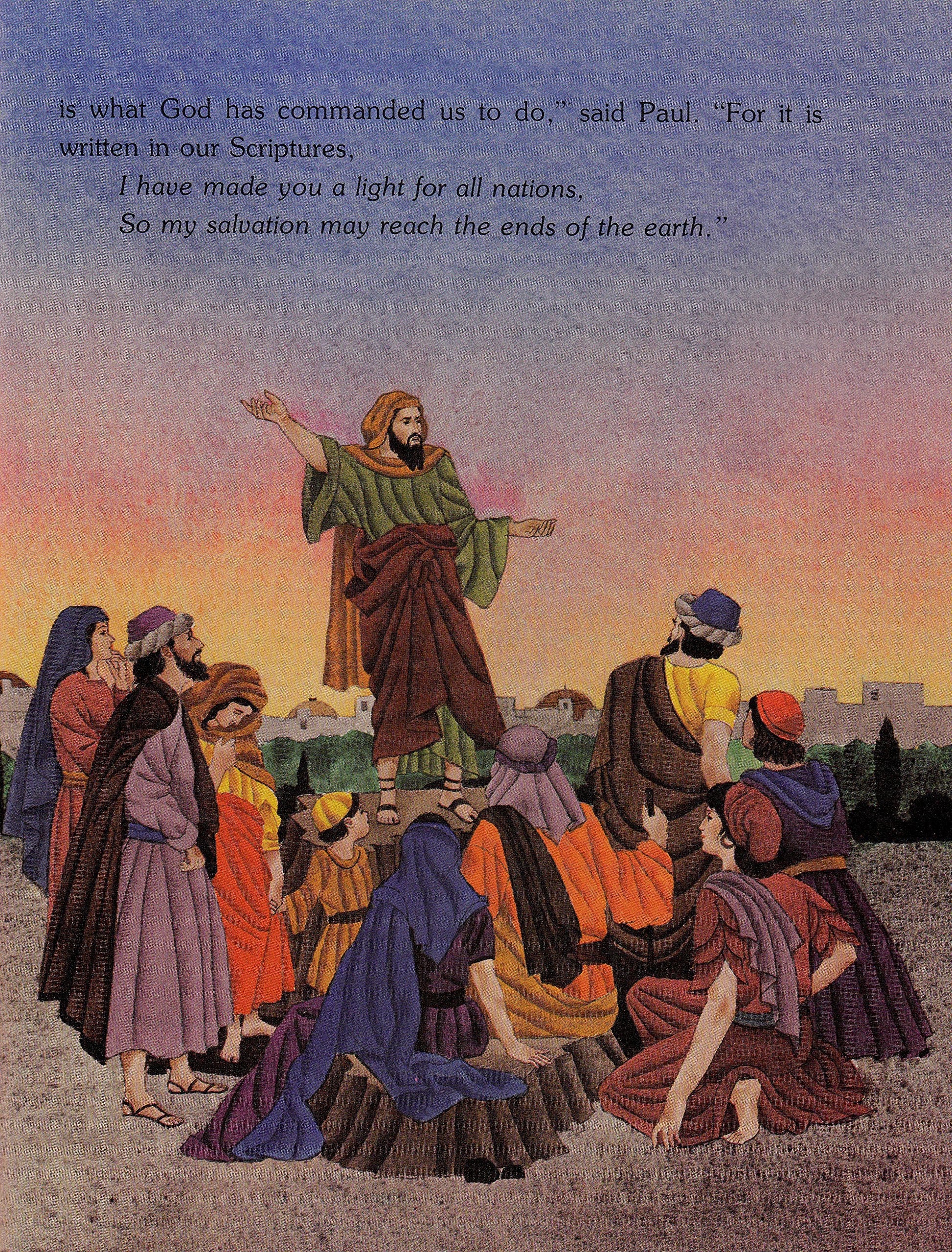 Doubleday Illustrated Children's Bible used book depot