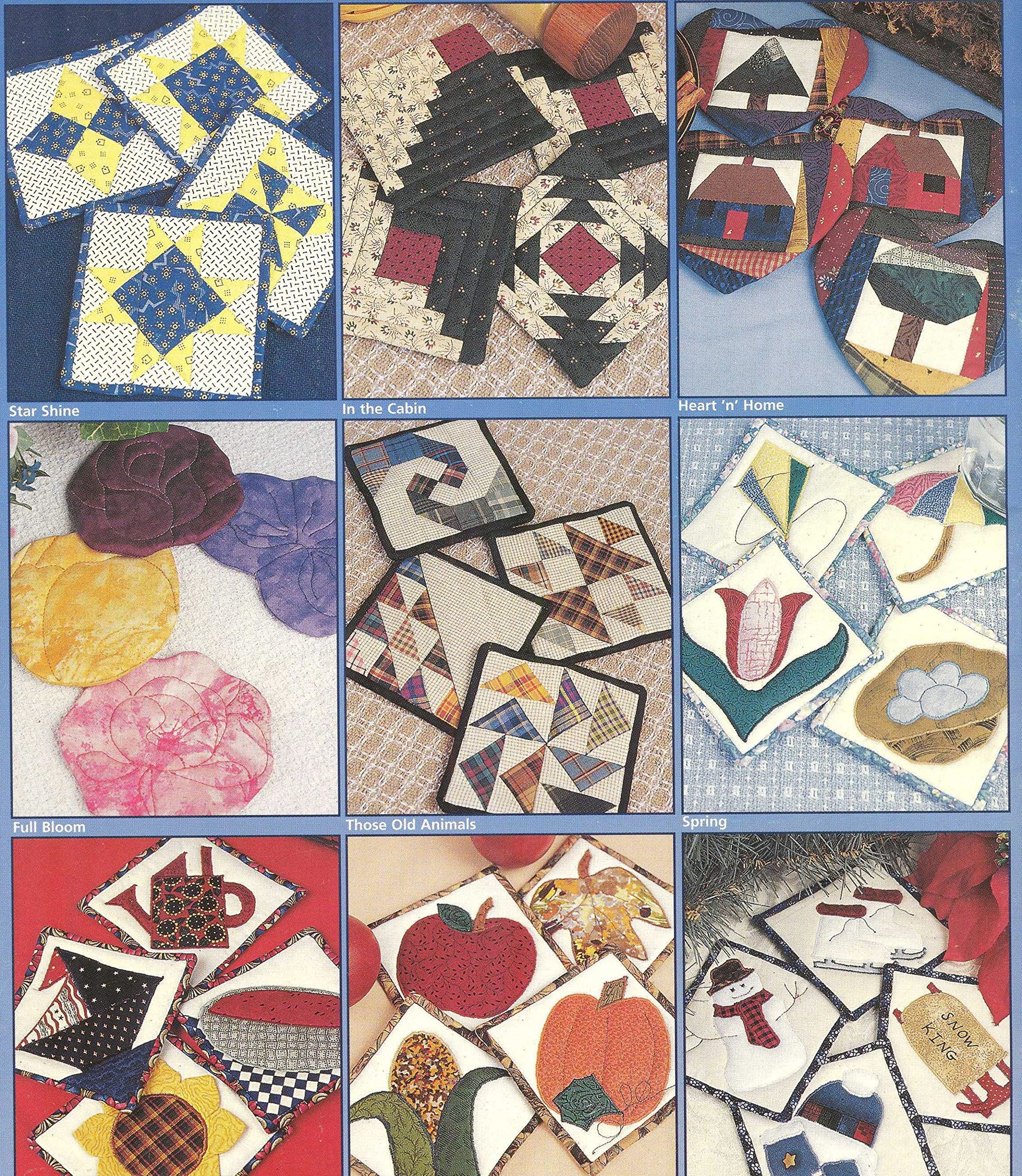 Quilted Coasters: Stitch 48 Wonderful Coaster Designs to Give As Gifts to Family and Friends used book depot