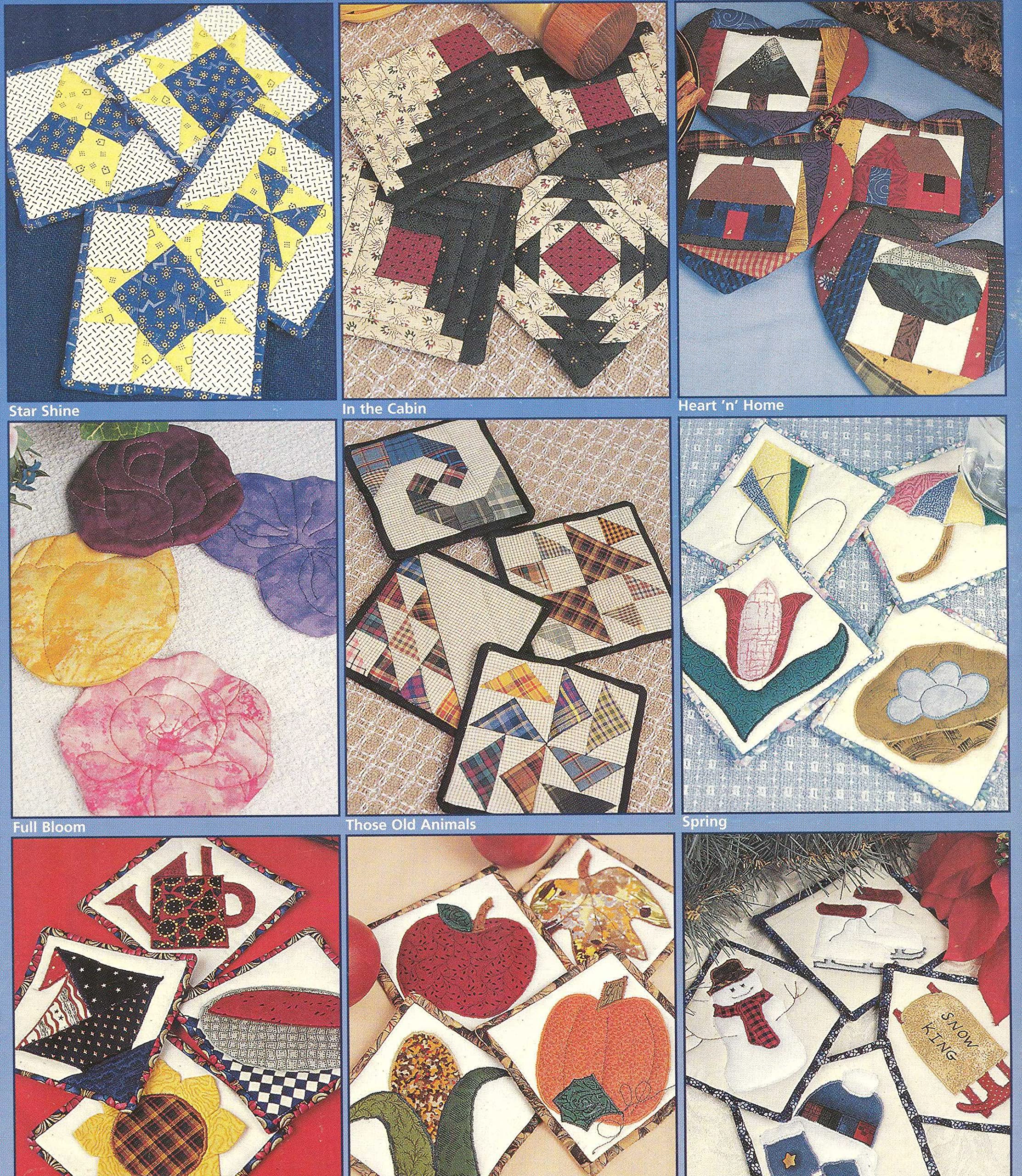 Quilted Coasters: Stitch 48 Wonderful Coaster Designs to Give As Gifts to Family and Friends used book depot