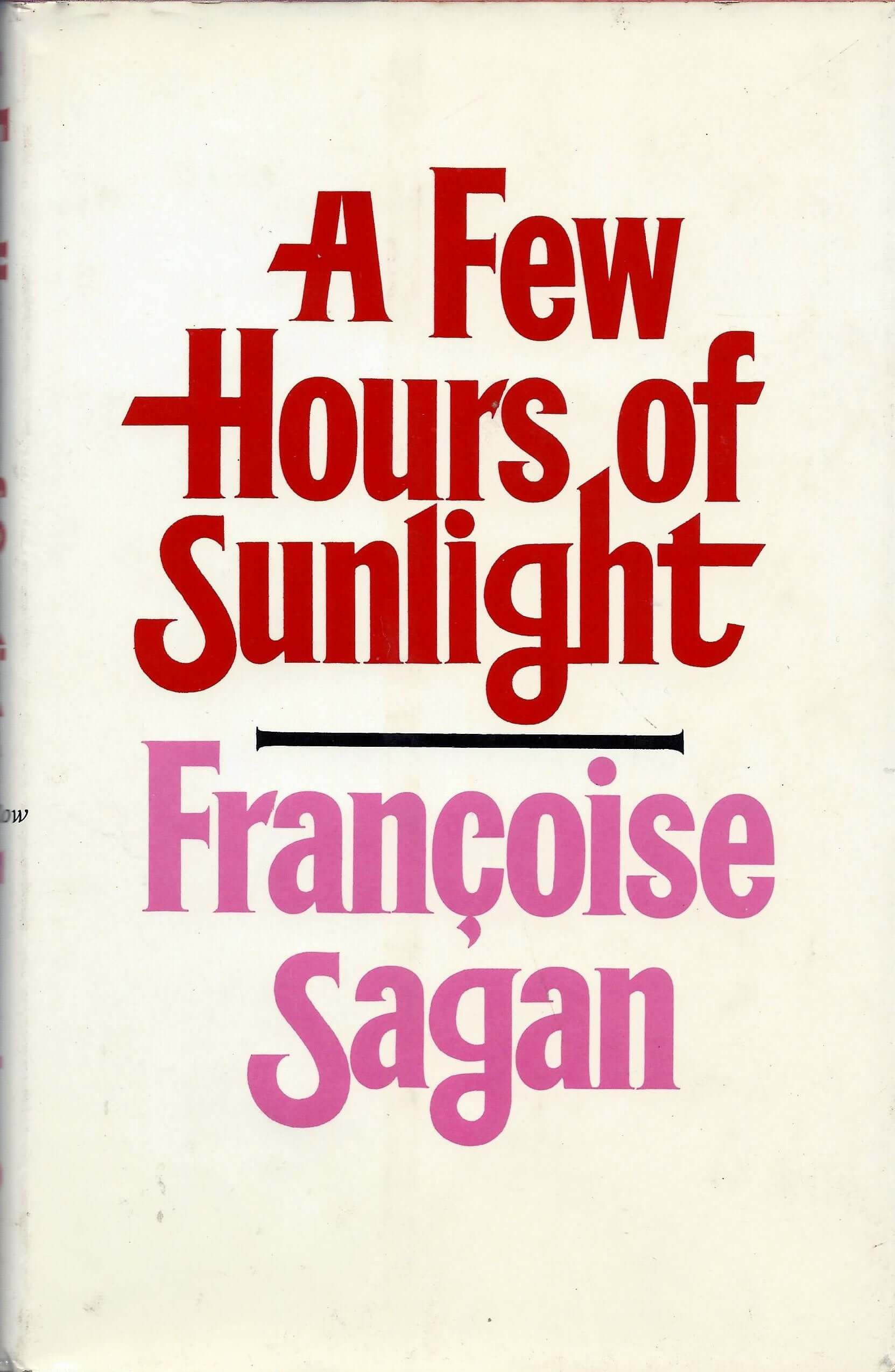 A Few Hours of Sunlight used book depot