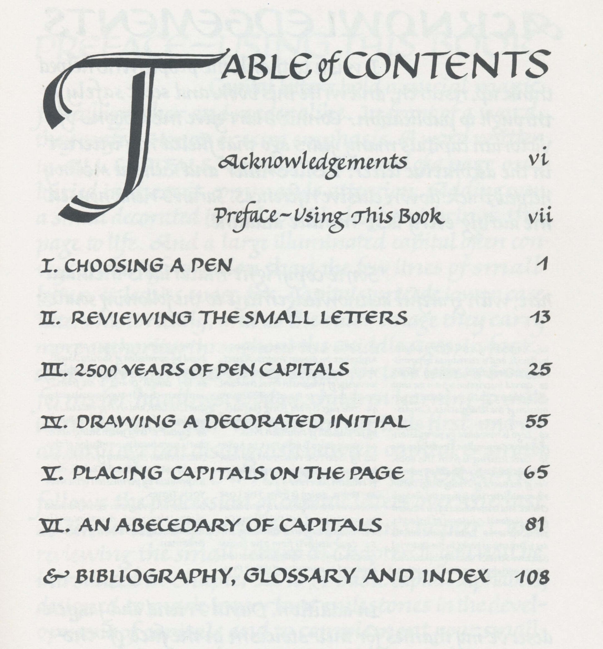 Capitals for Calligraphy: A Sourcebook of Decorative Letters used book depot