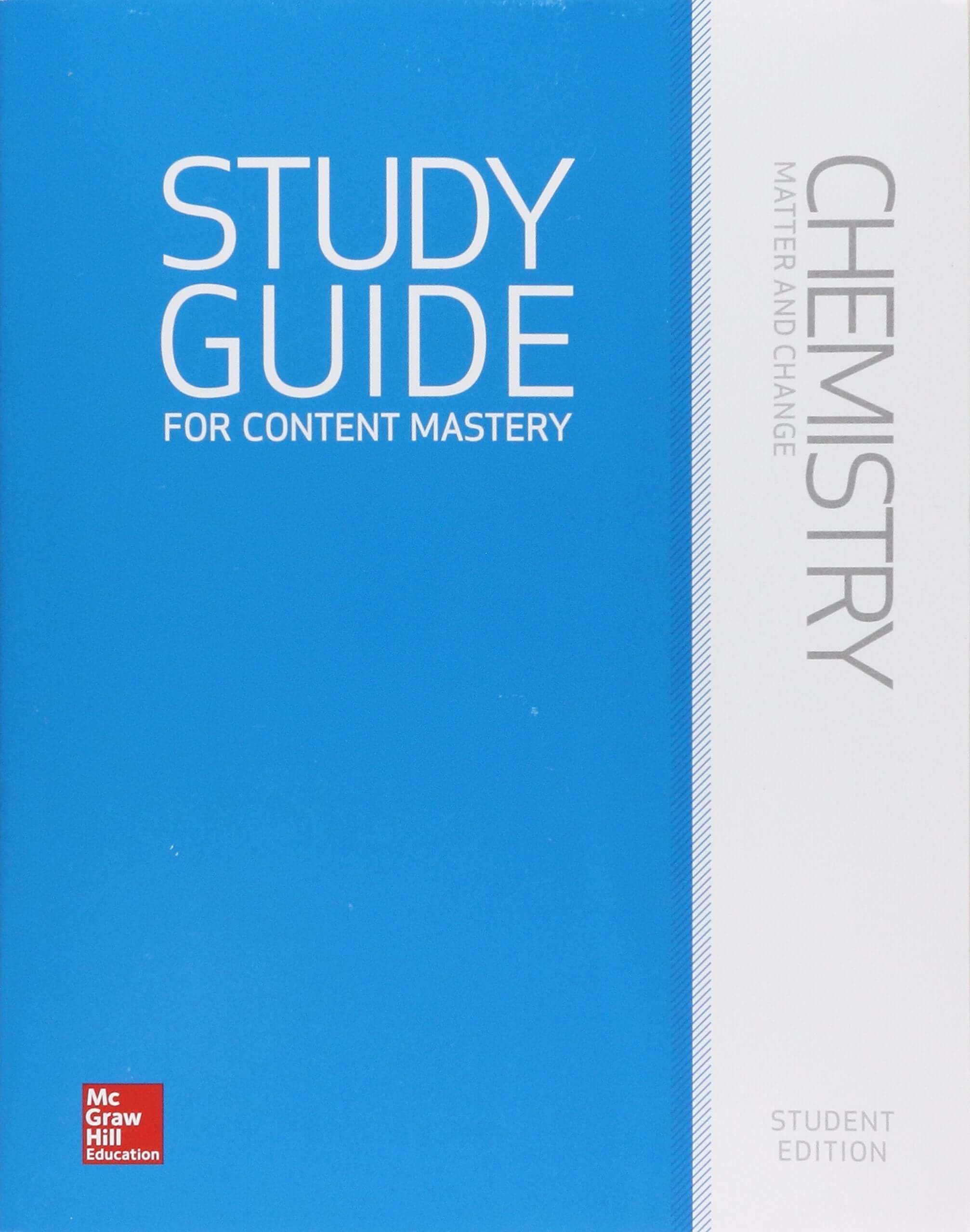 Chemistry: Matter and Change; Study Guide for Content Mastery used book depot