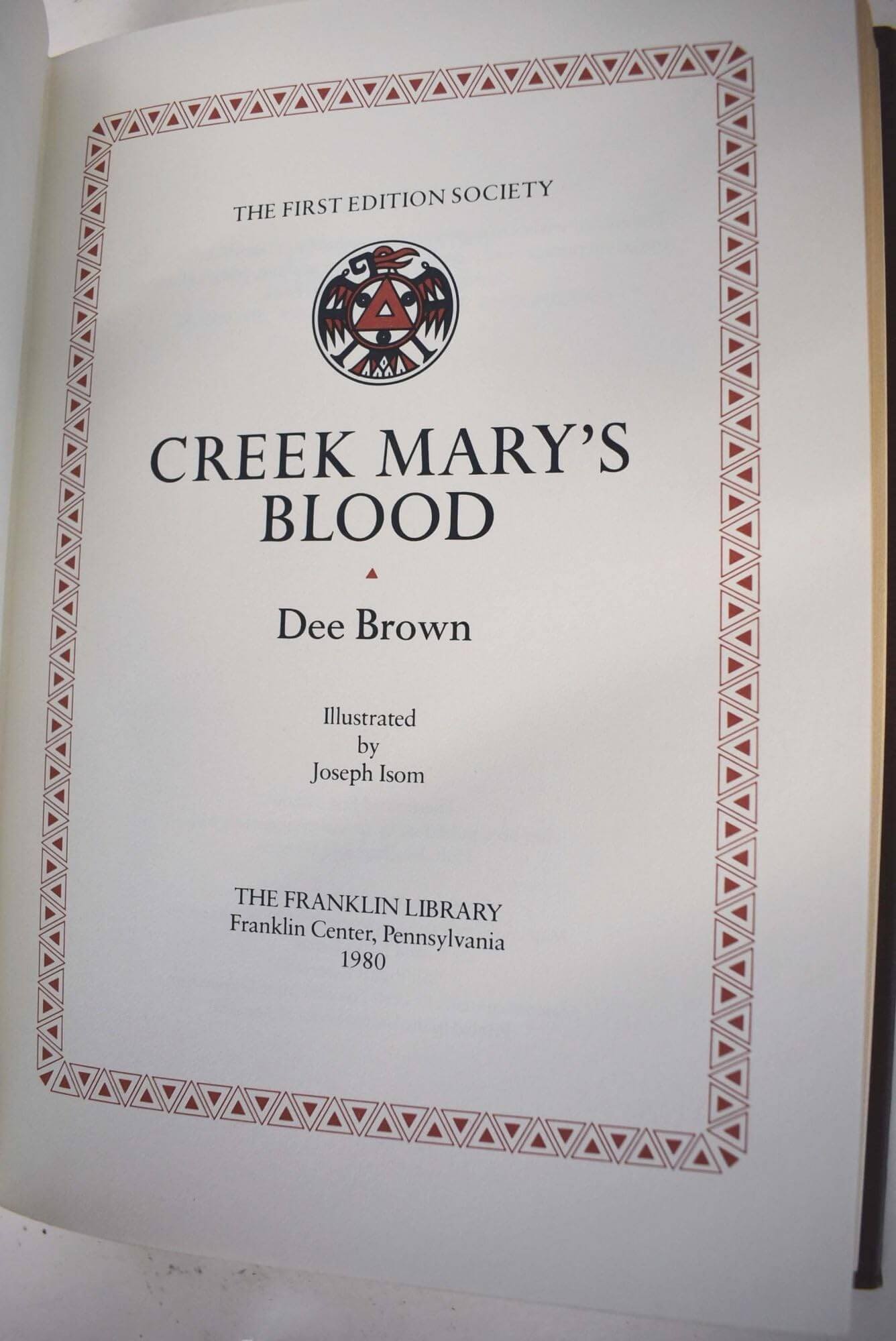 Creek Mary's Blood: A Novel used book depot