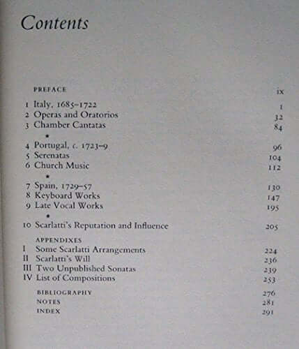 Domenico Scarlatti: Master of Music used book depot