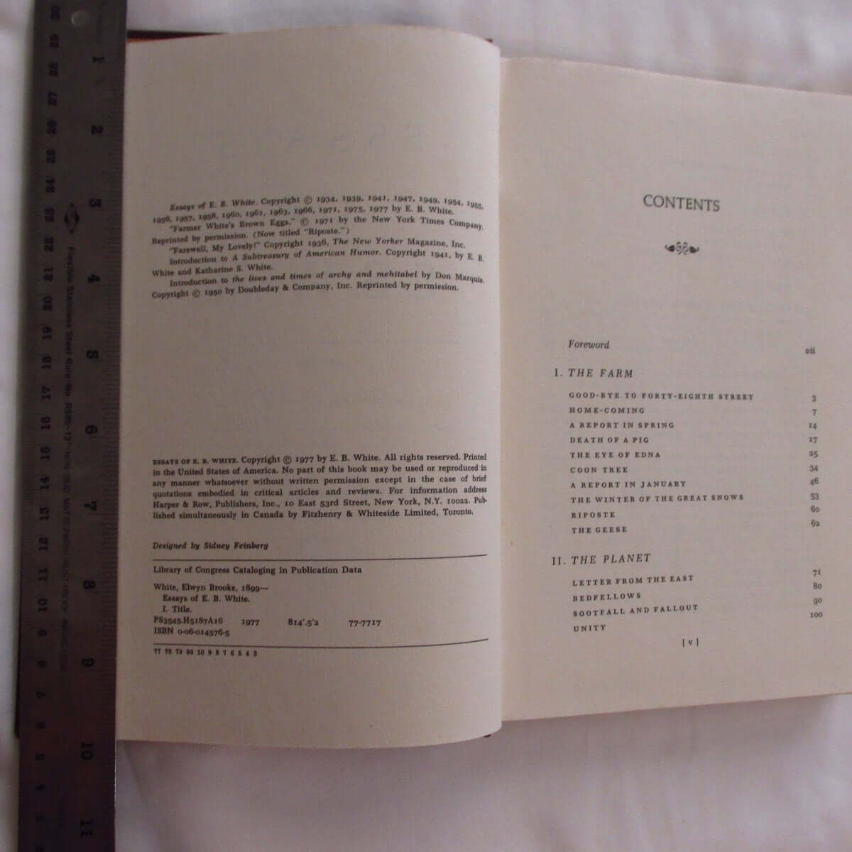 Essays of E.B. White used book depot
