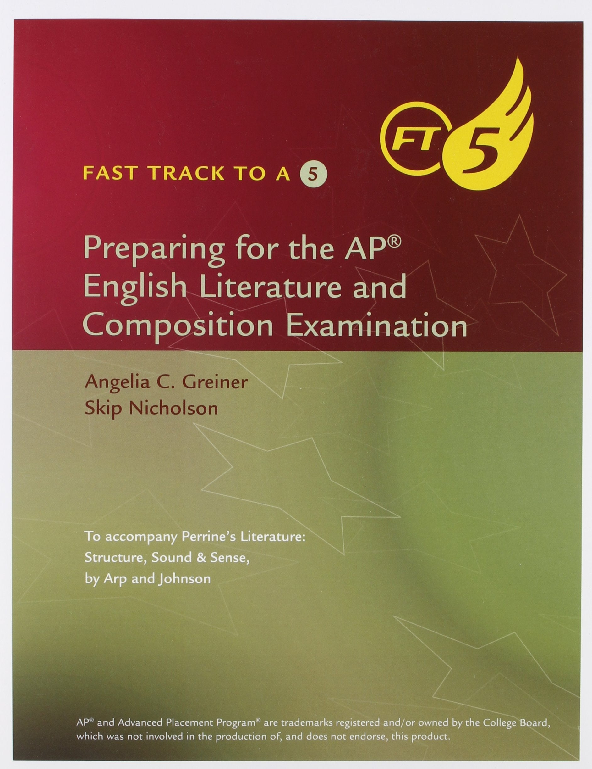 Fast Track to a 5: Preparing for the AP English Literature and Composition Examination used book depot