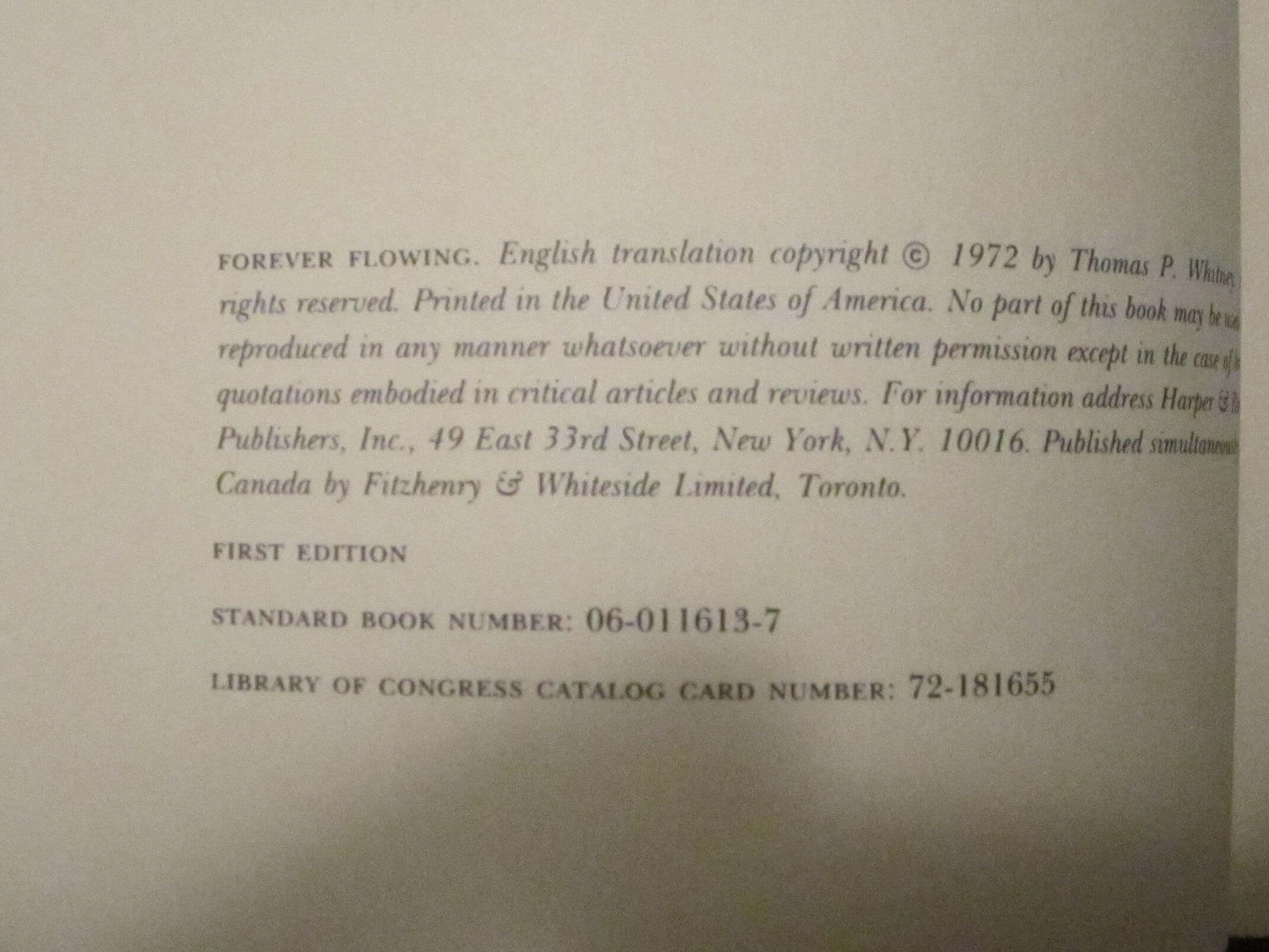 Forever Flowing used book depot