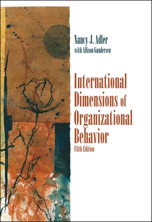 International Dimensions of Organizational Behavior used book depot