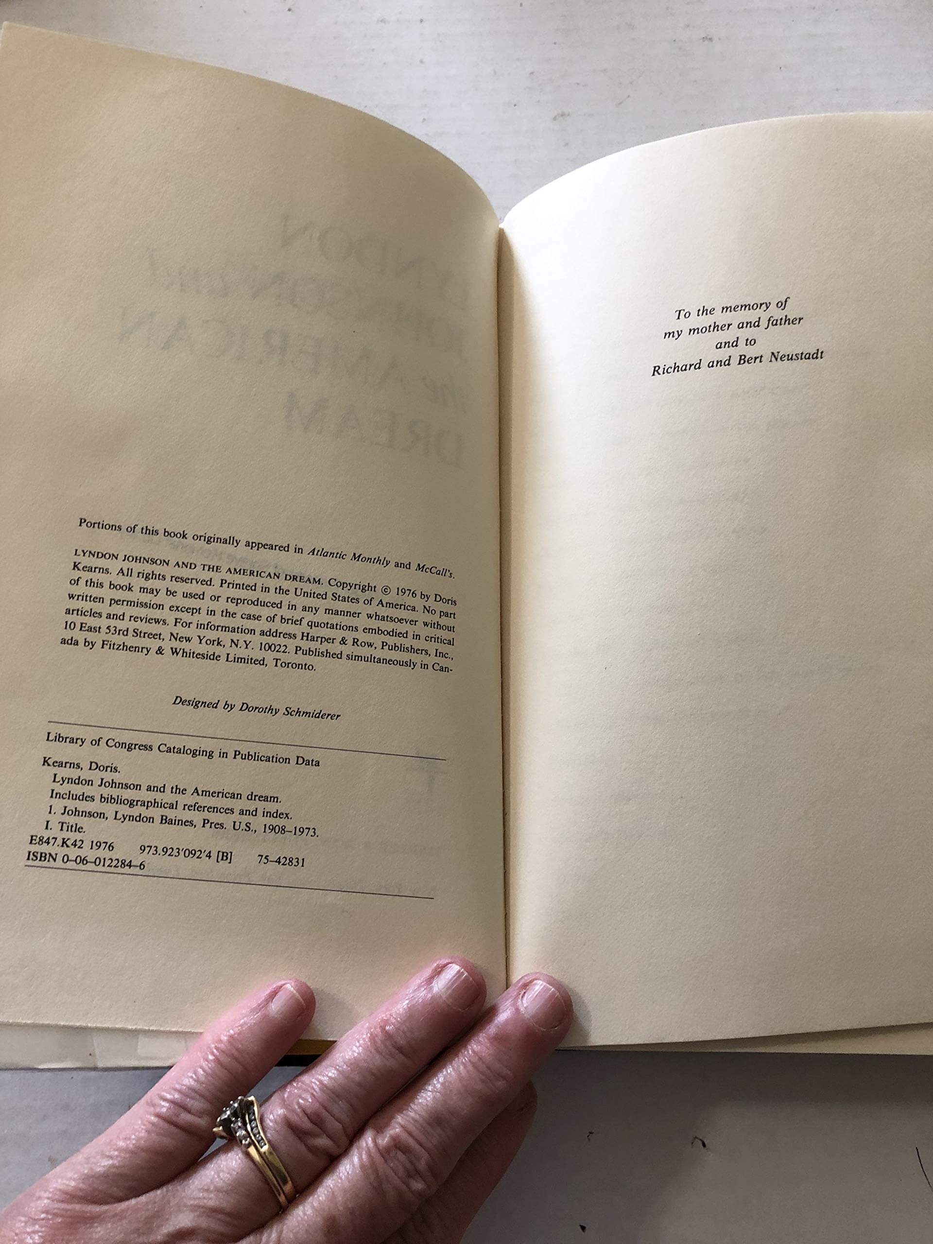 Lyndon Johnson and the American Dream used book depot