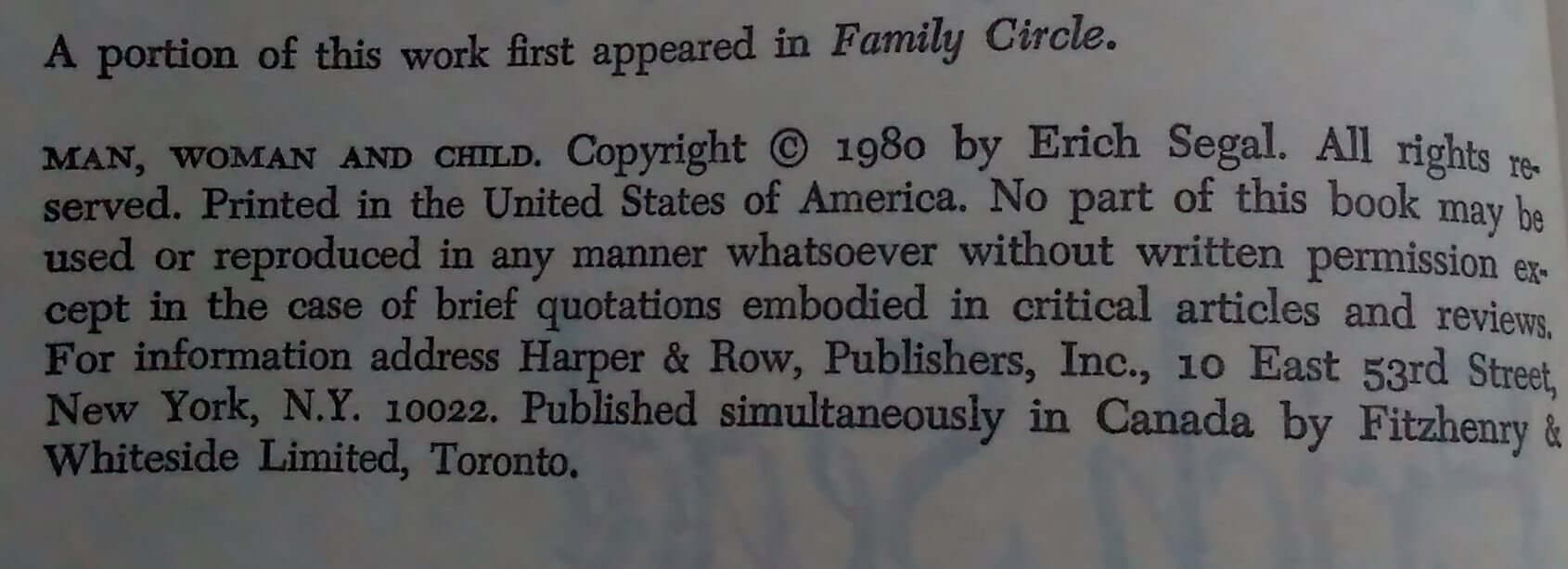 Man Woman and Child used book depot