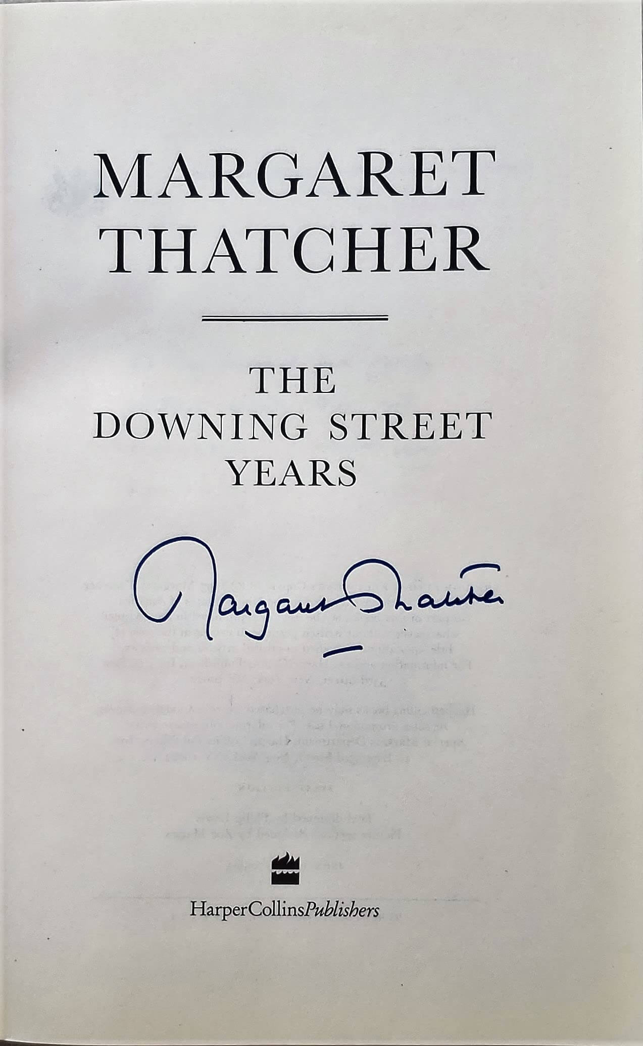 The Downing Street Years used book depot