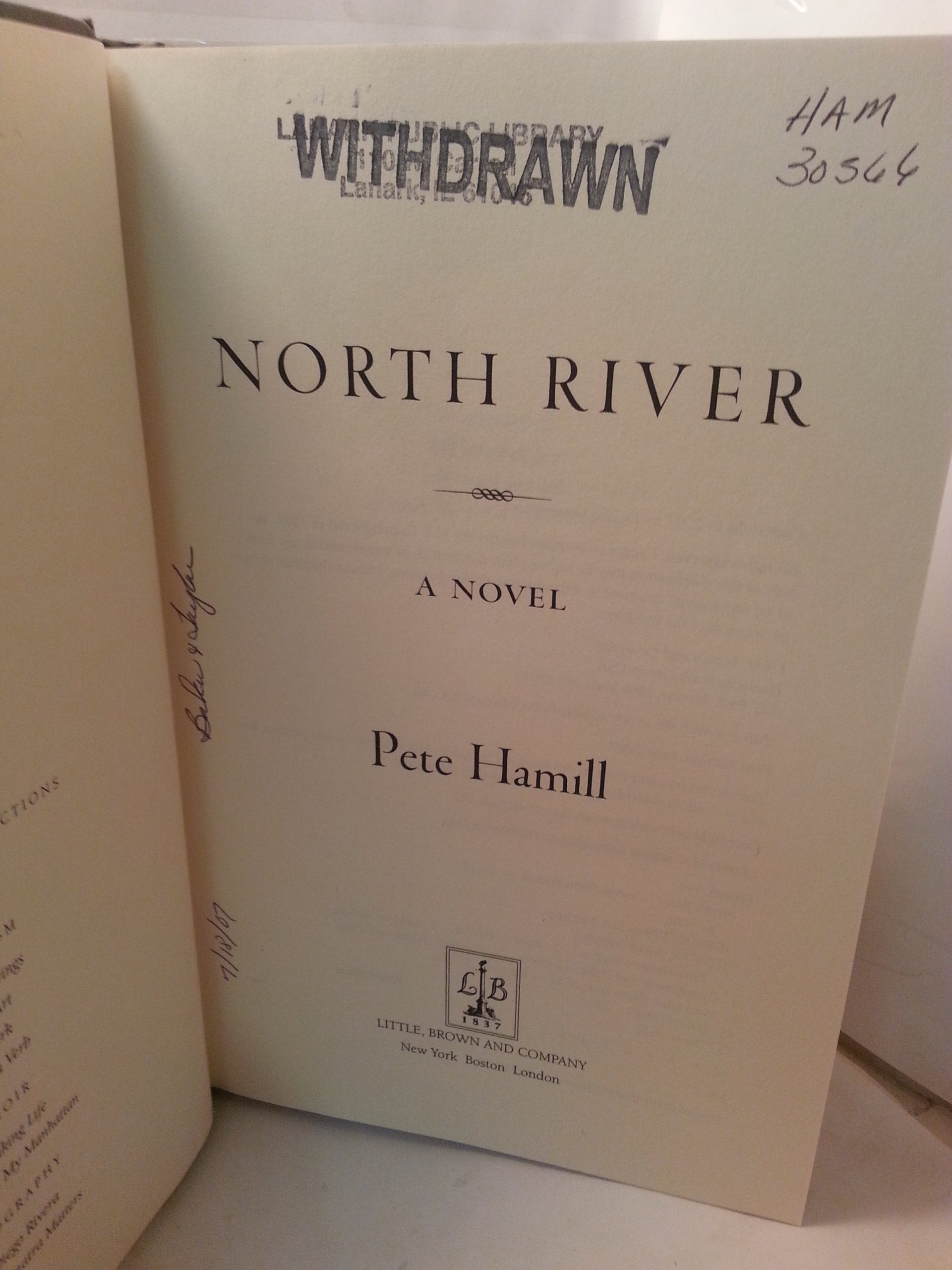 North River: A Novel used book depot