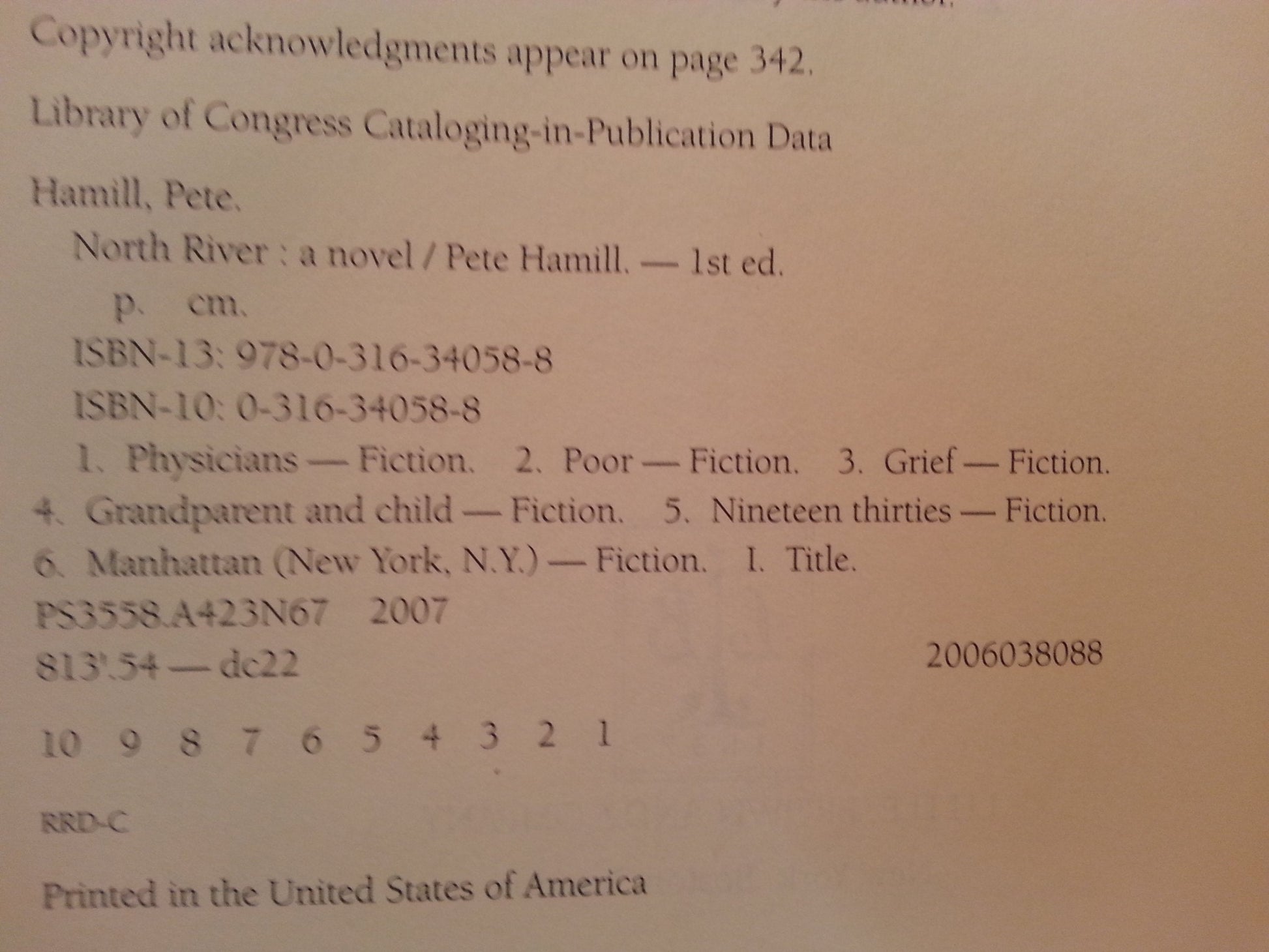 North River: A Novel used book depot