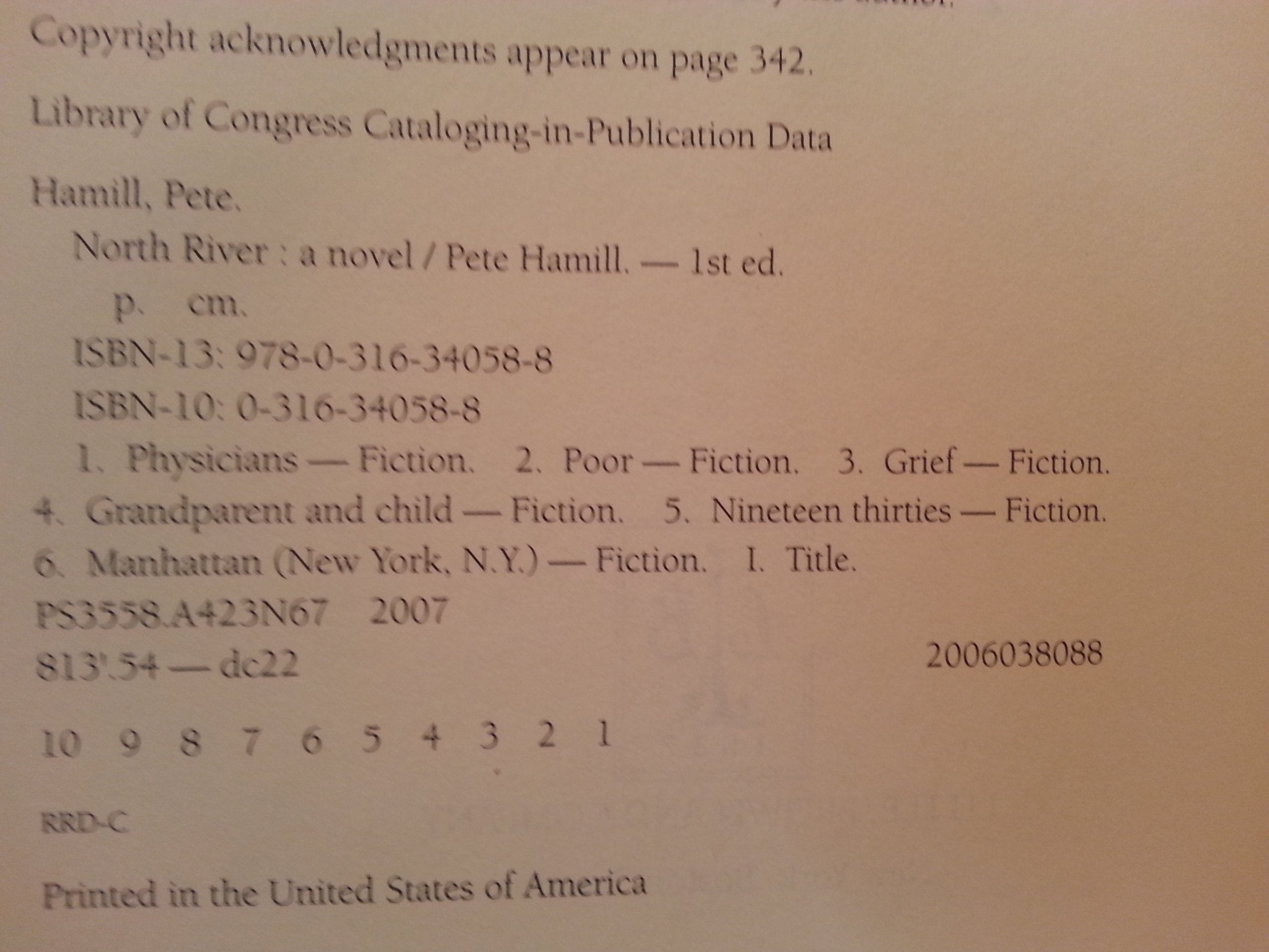 North River: A Novel used book depot