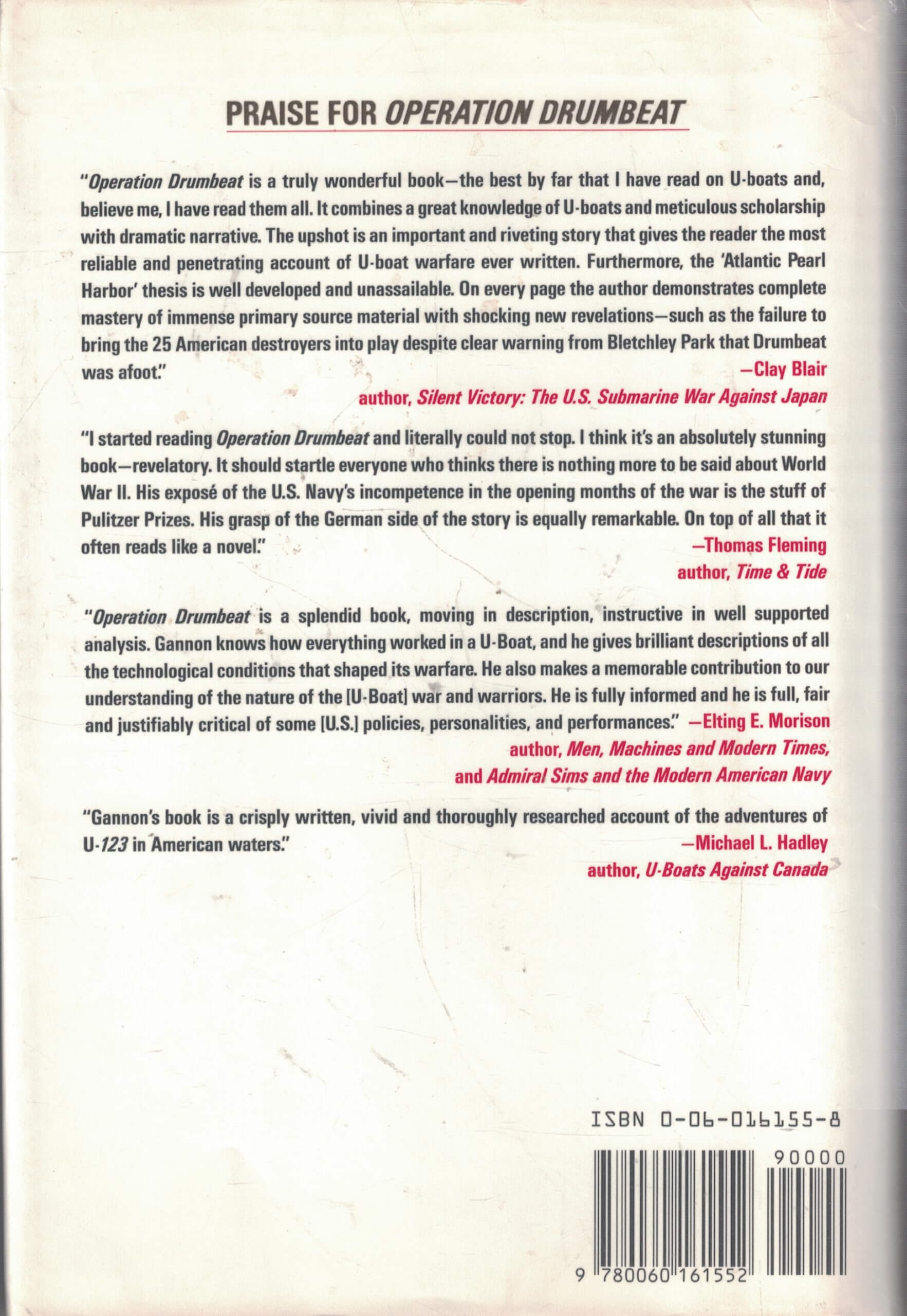 Operation Drumbeat: The Dramatic True Story of Germany's First U-Boat Attacks Along the American Coast in World War II used book depot