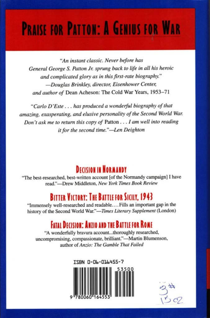 Patton: A Genius for War used book depot
