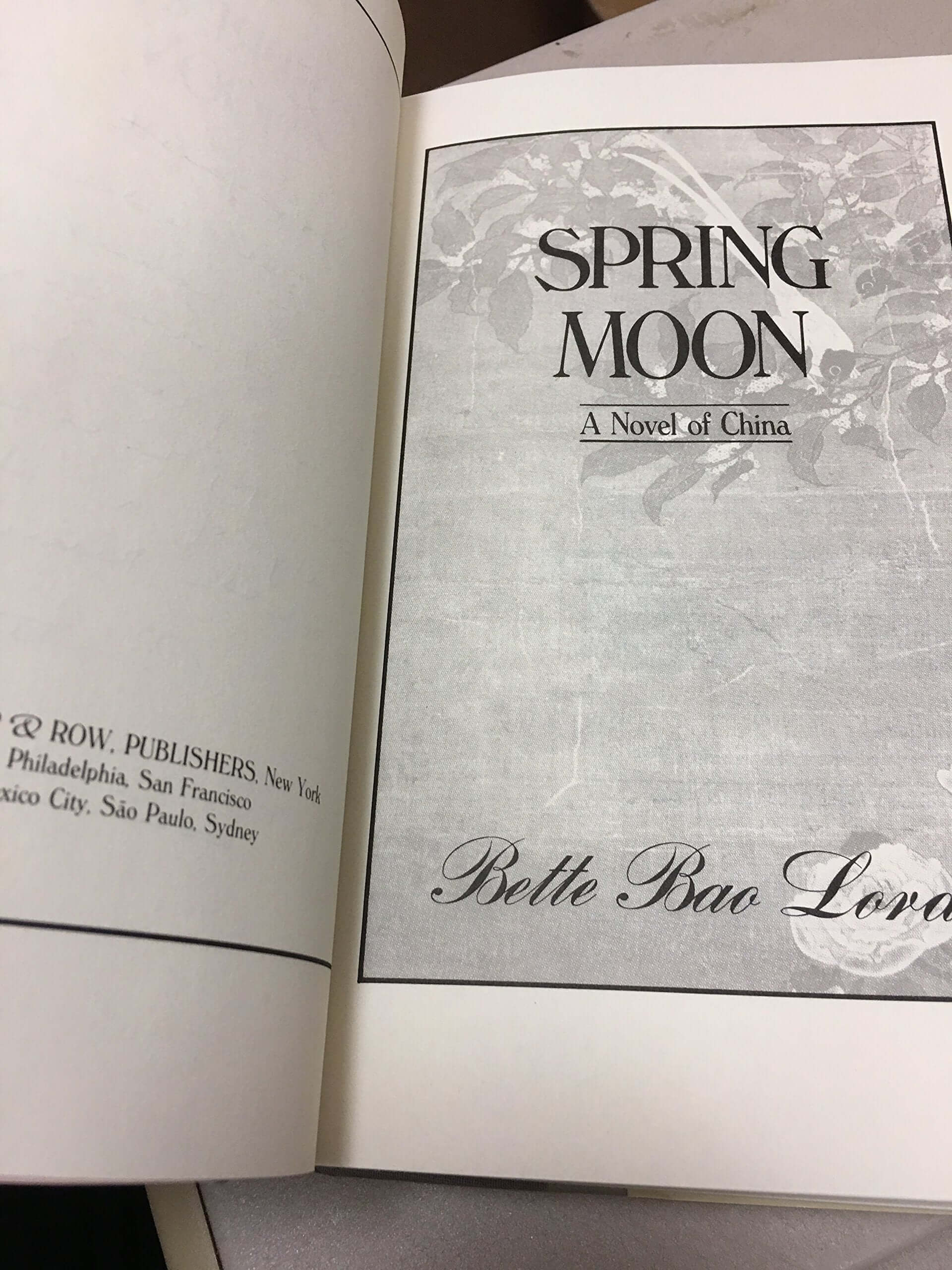 Spring Moon: A Novel of China used book depot