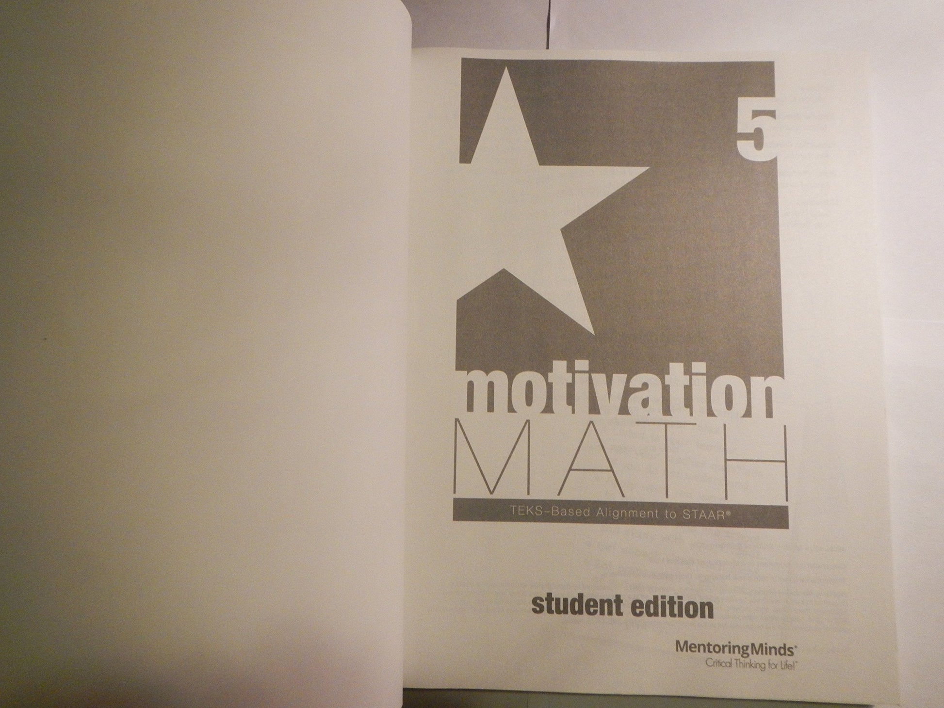 Staar Motivation Math Level 5 - Student Edition used book depot