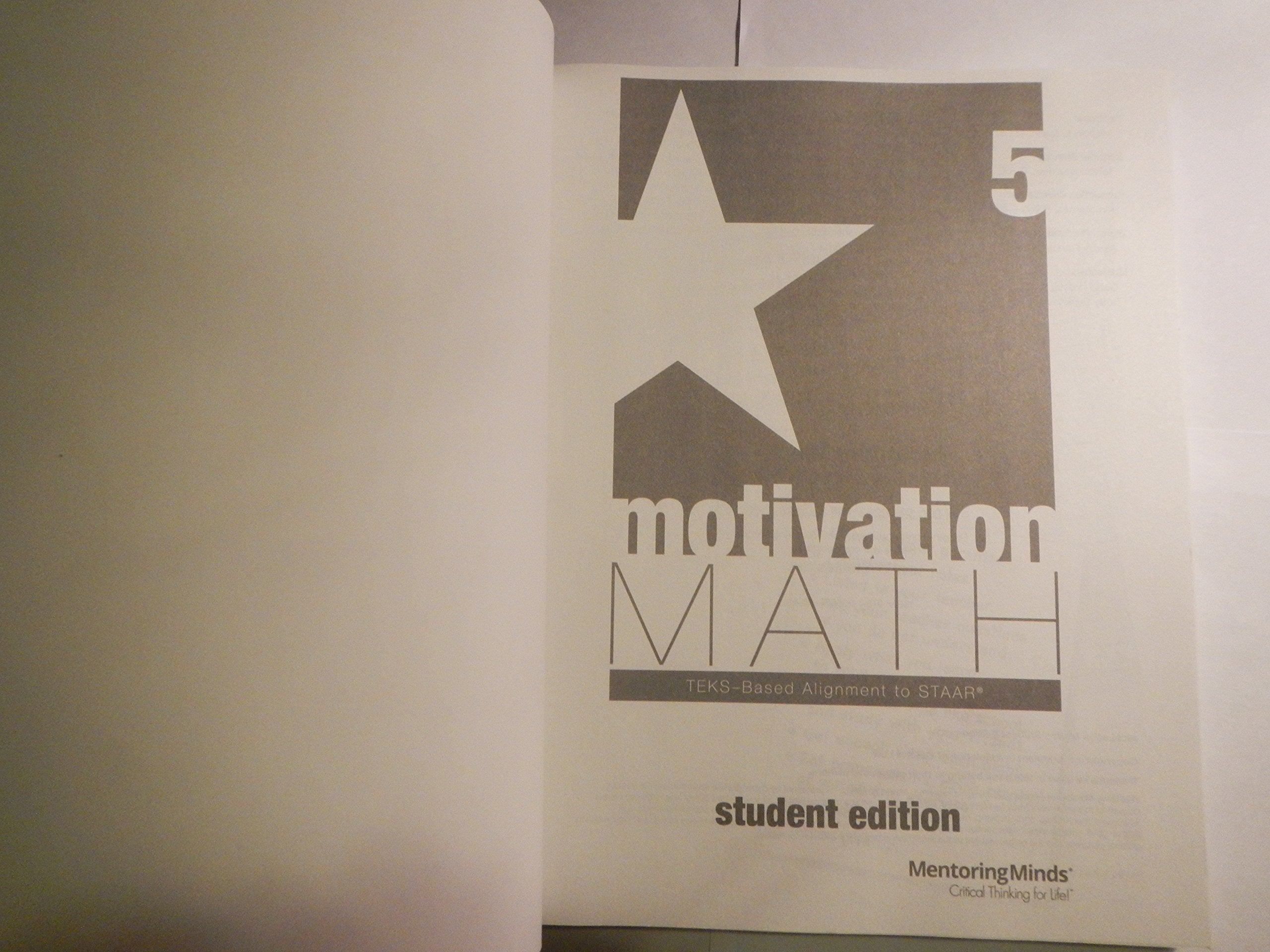 Staar Motivation Math Level 5 - Student Edition used book depot