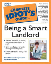The Complete Idiot's Guide to Being a Smart Landlord used book depot