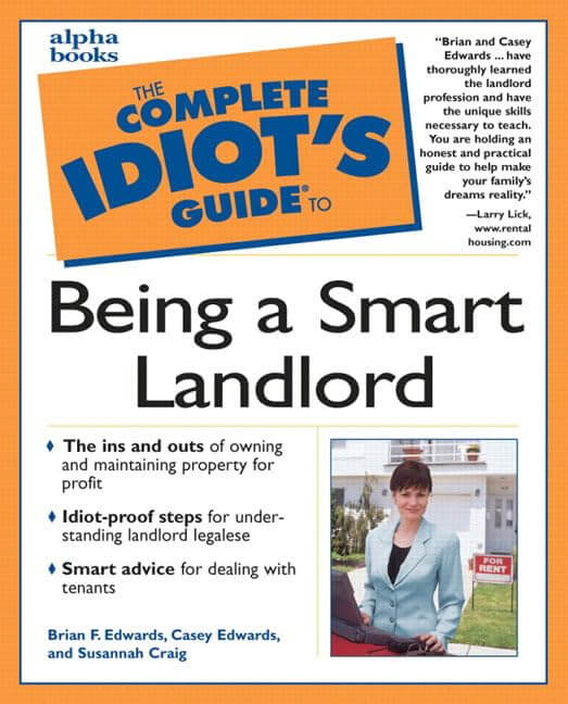 The Complete Idiot's Guide to Being a Smart Landlord used book depot