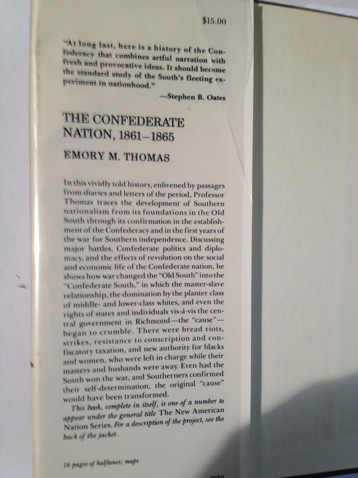 The Confederate Nation, 1861-1865 (New American Nation Series) used book depot