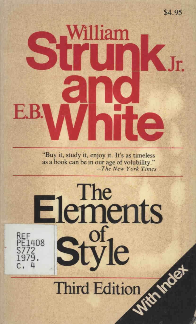 The Elements of Style used book depot