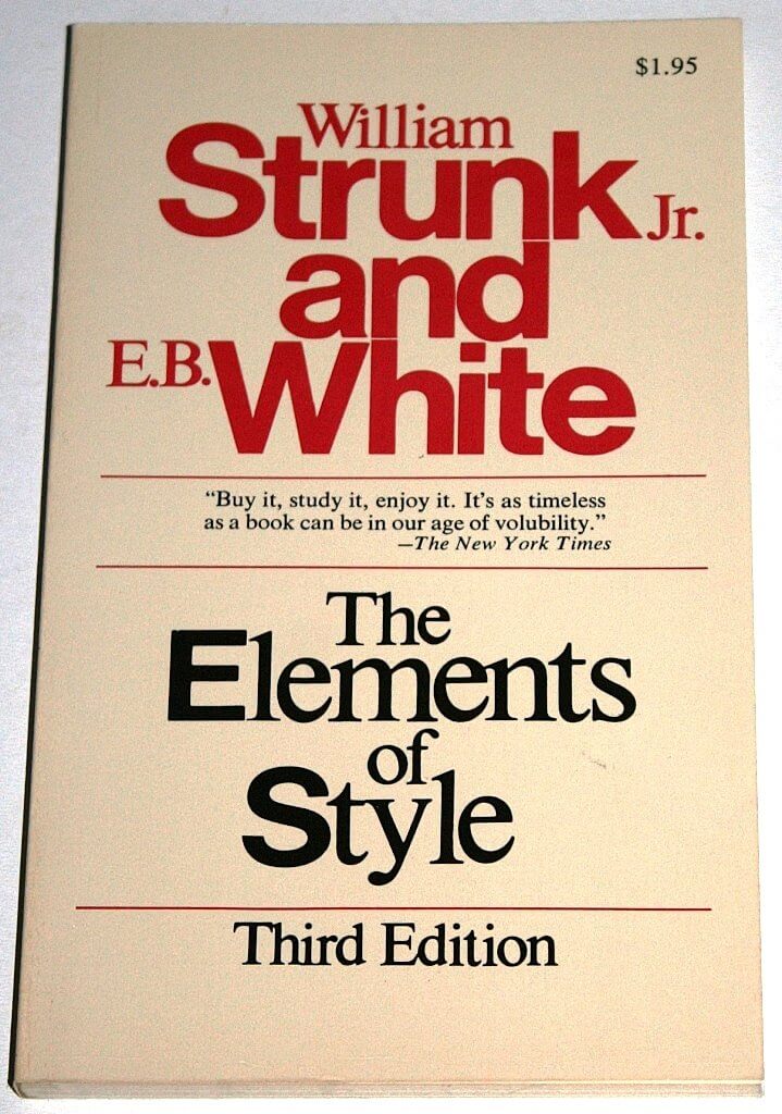The Elements of Style used book depot