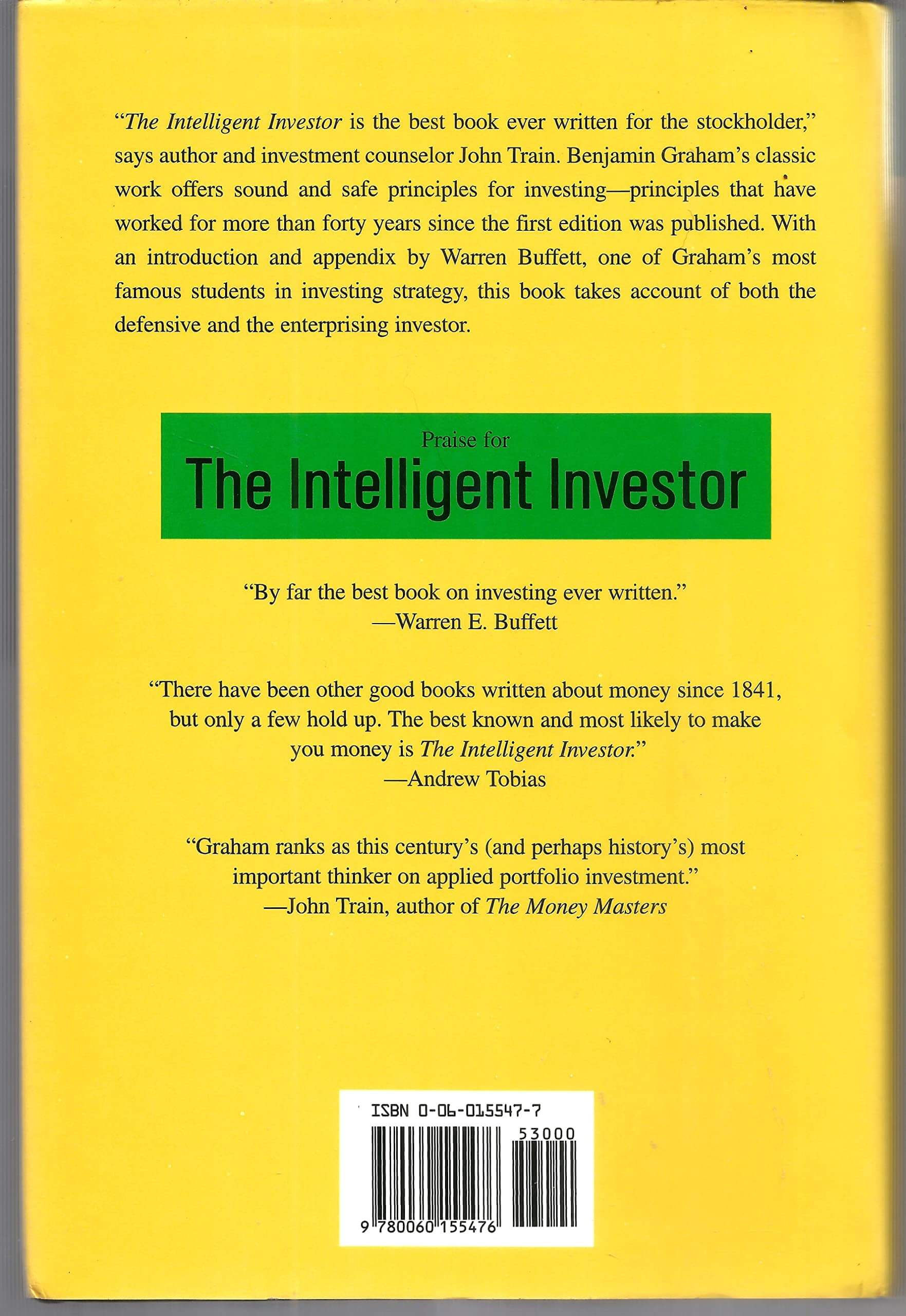 The Intelligent Investor: A Book of Practical Counsel used book depot