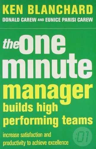 The One Minute Manager Builds High Performing Teams used book depot