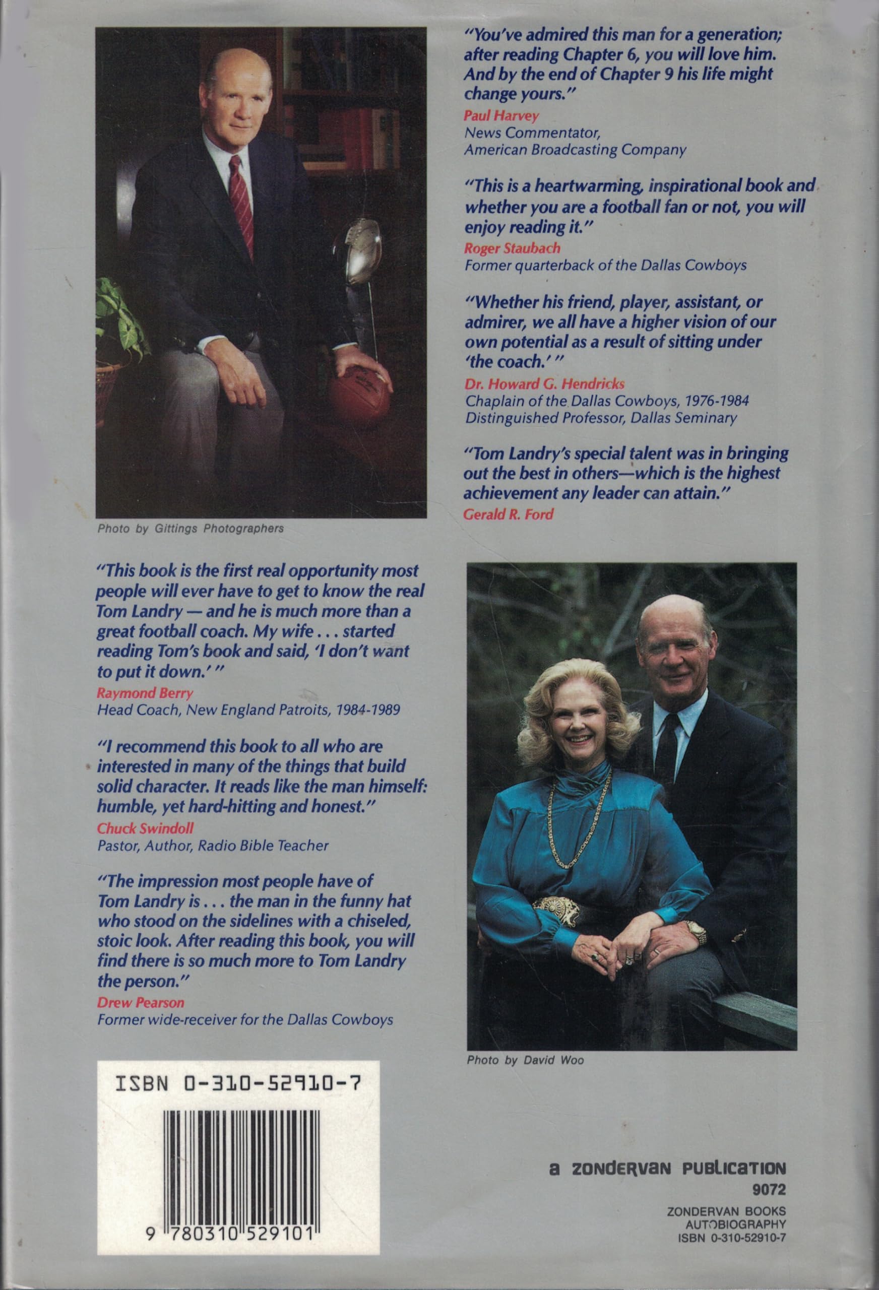 Tom Landry: An Autobiography used book depot