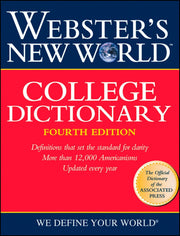 Webster's New World College Dictionary, Indexed Fourth Edition used book depot